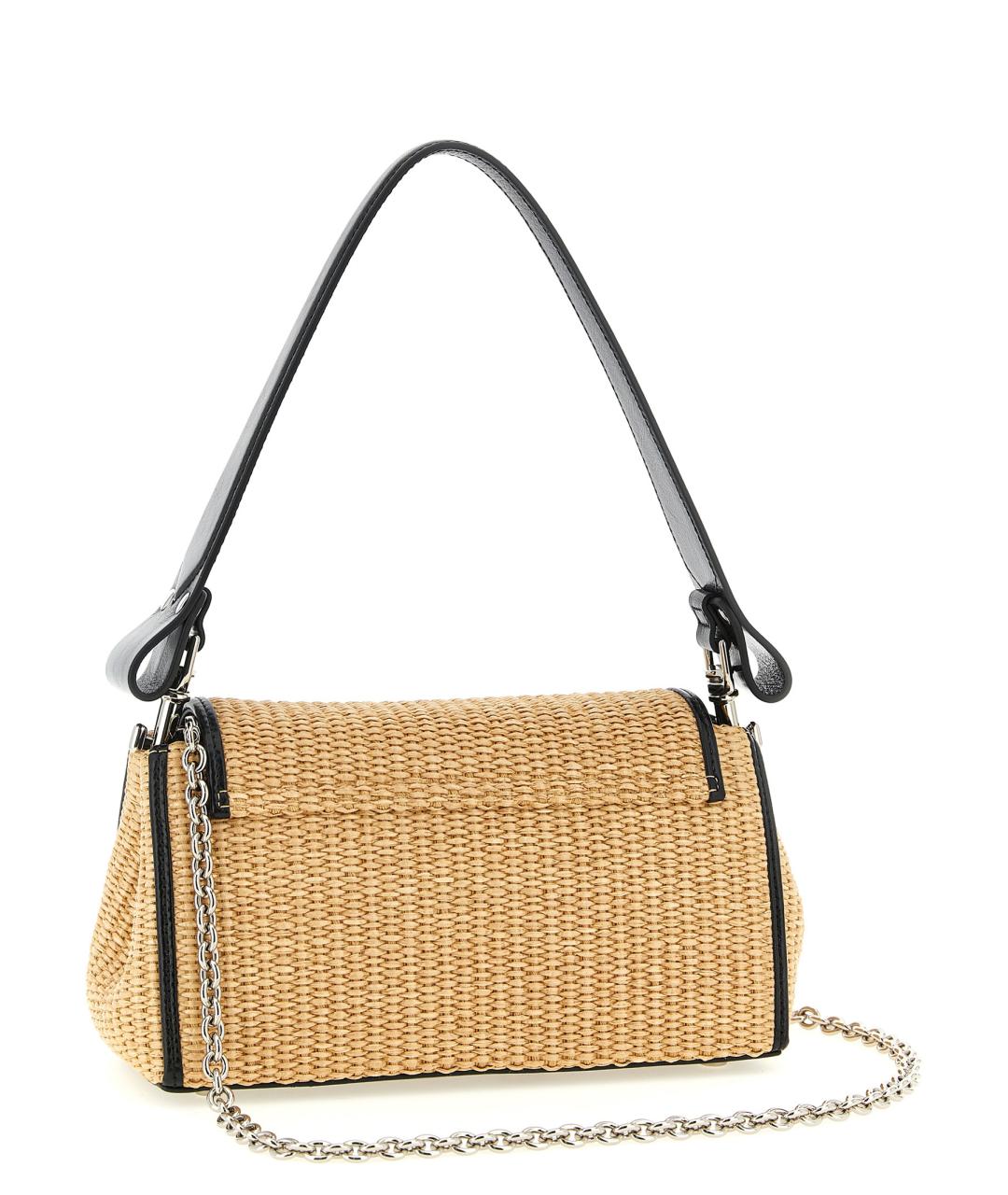 VIVIENNE WESTWOOD Бежевая пелетеная сумка через плечо, фото 2