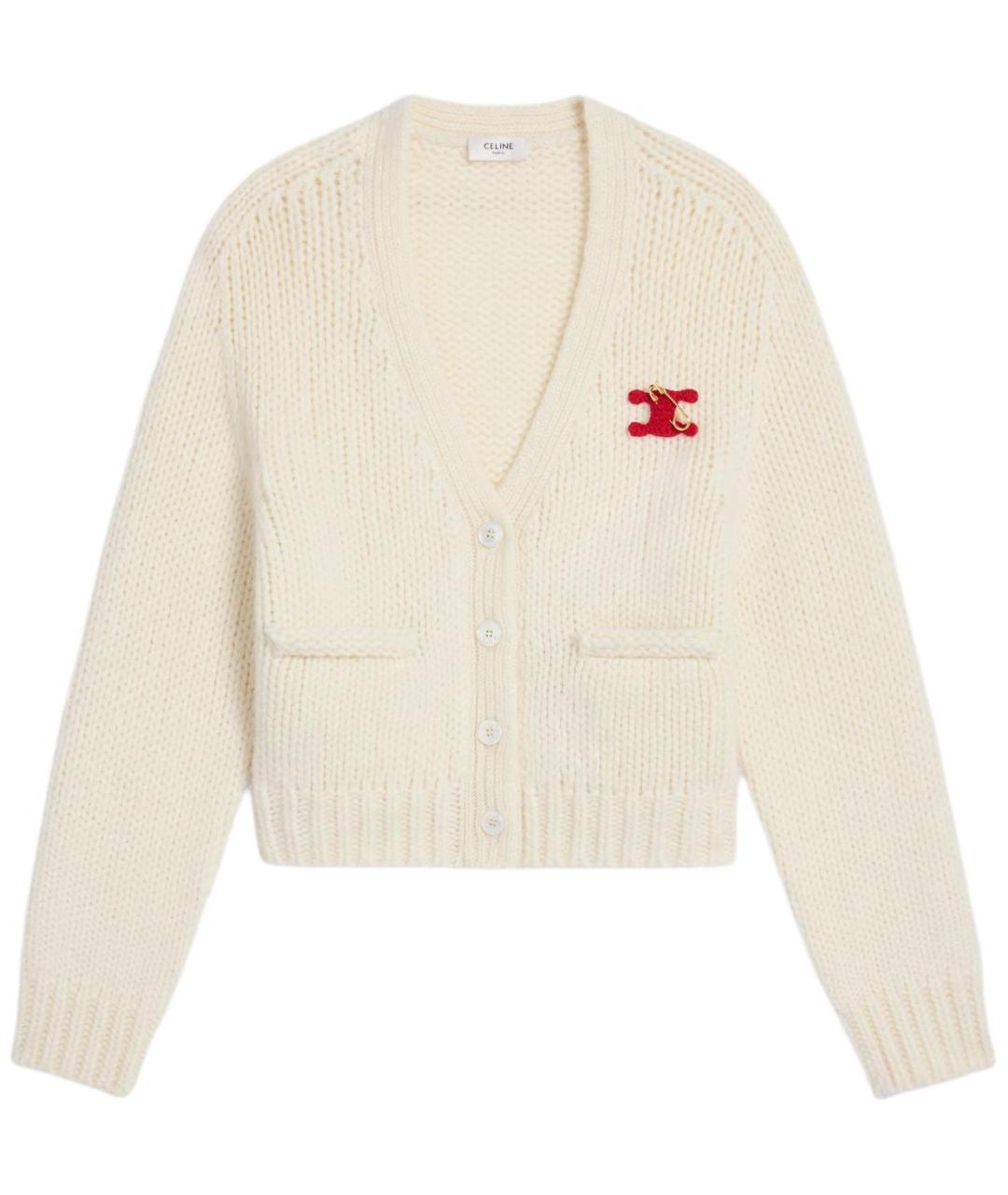 CELINE Бежевый кардиган, фото 1