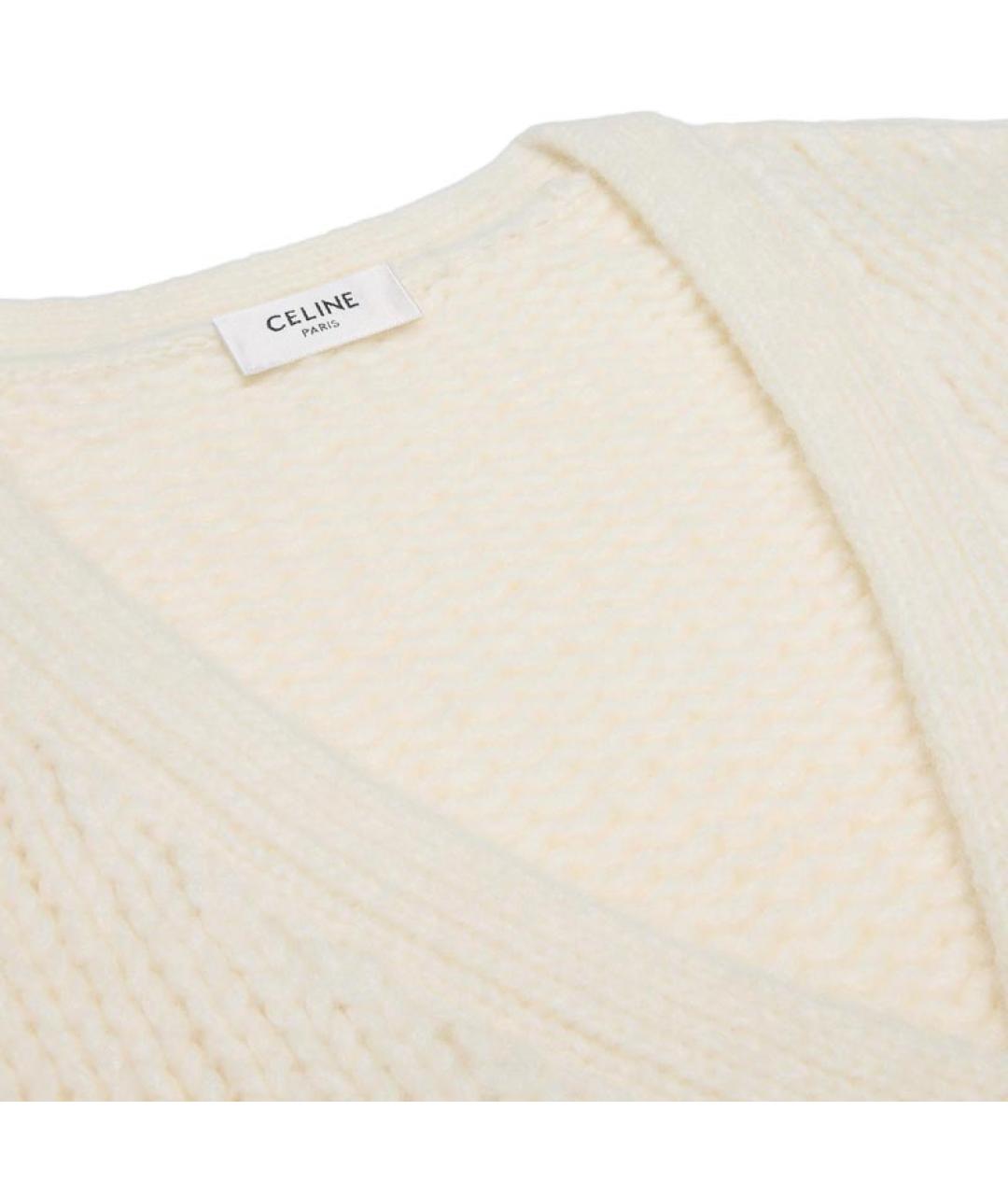 CELINE Бежевый кардиган, фото 3