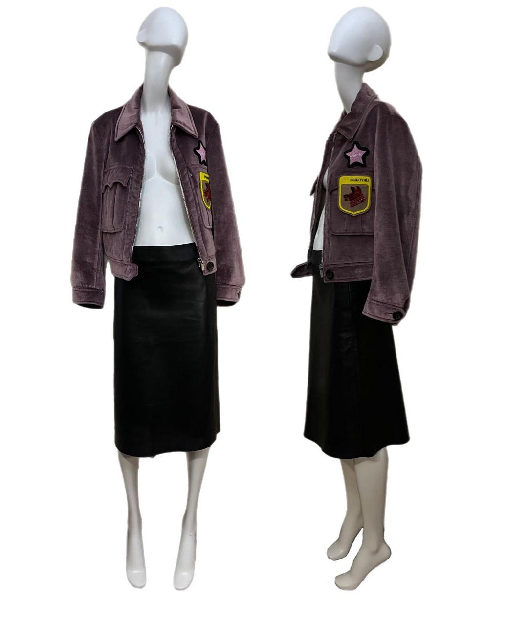 PRADA Черная кожаная юбка миди, фото 5