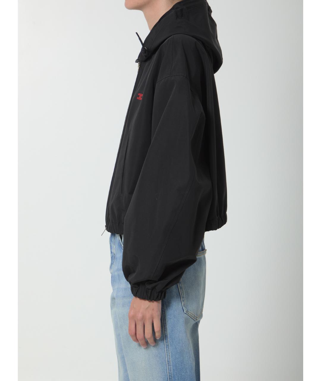 CELINE Черная хлопковая куртка, фото 3