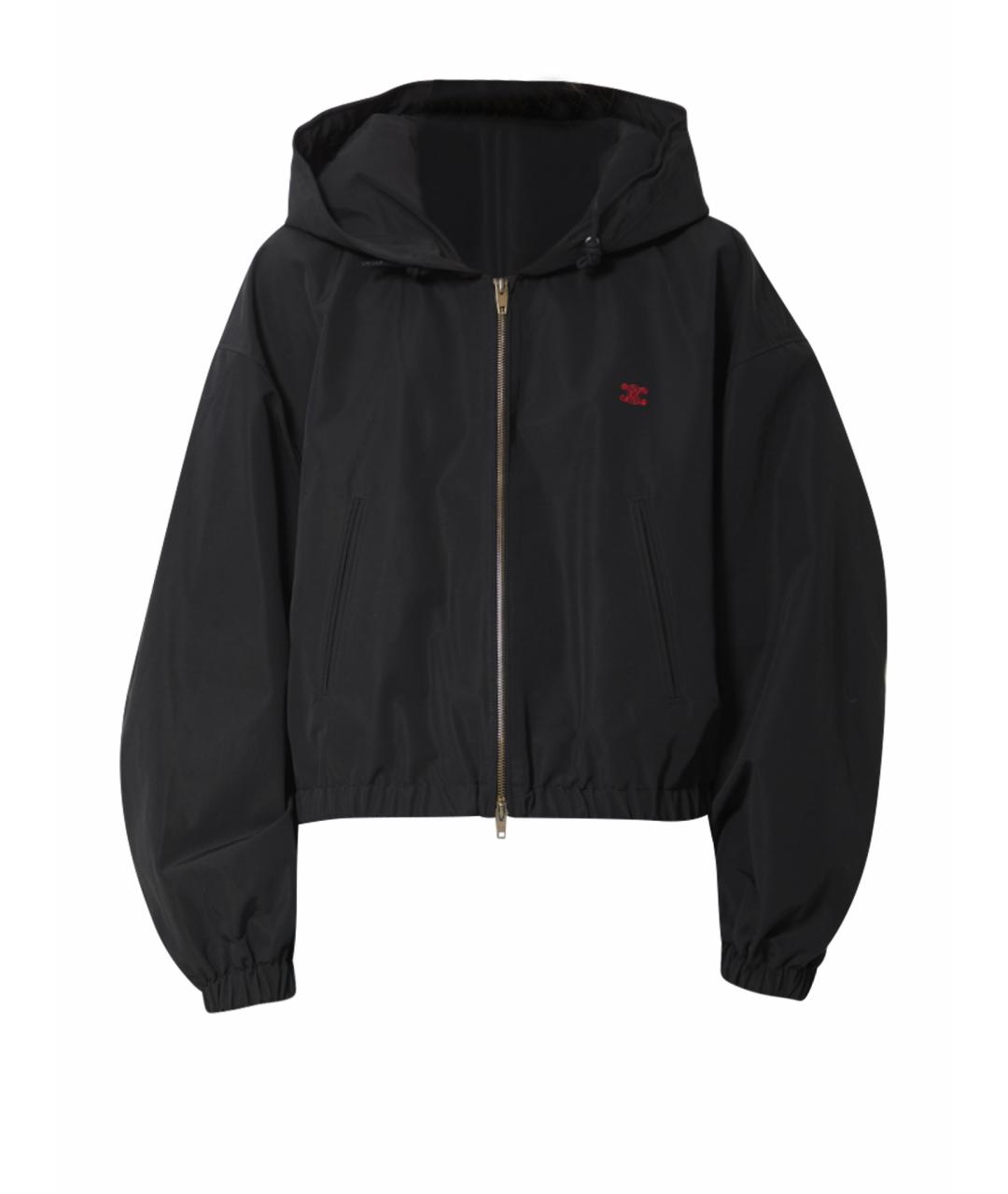 CELINE Черная хлопковая куртка, фото 1