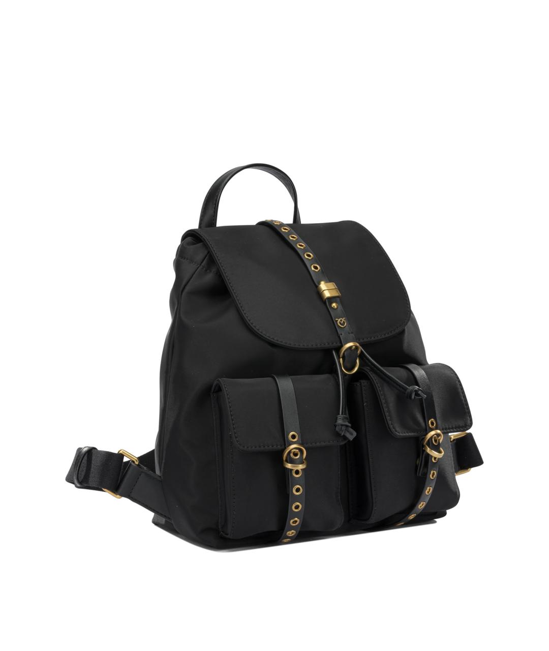 PINKO Черный синтетический рюкзак, фото 2