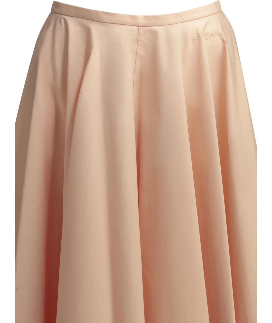 GIVENCHY Розовая хлопковая юбка макси, фото 3