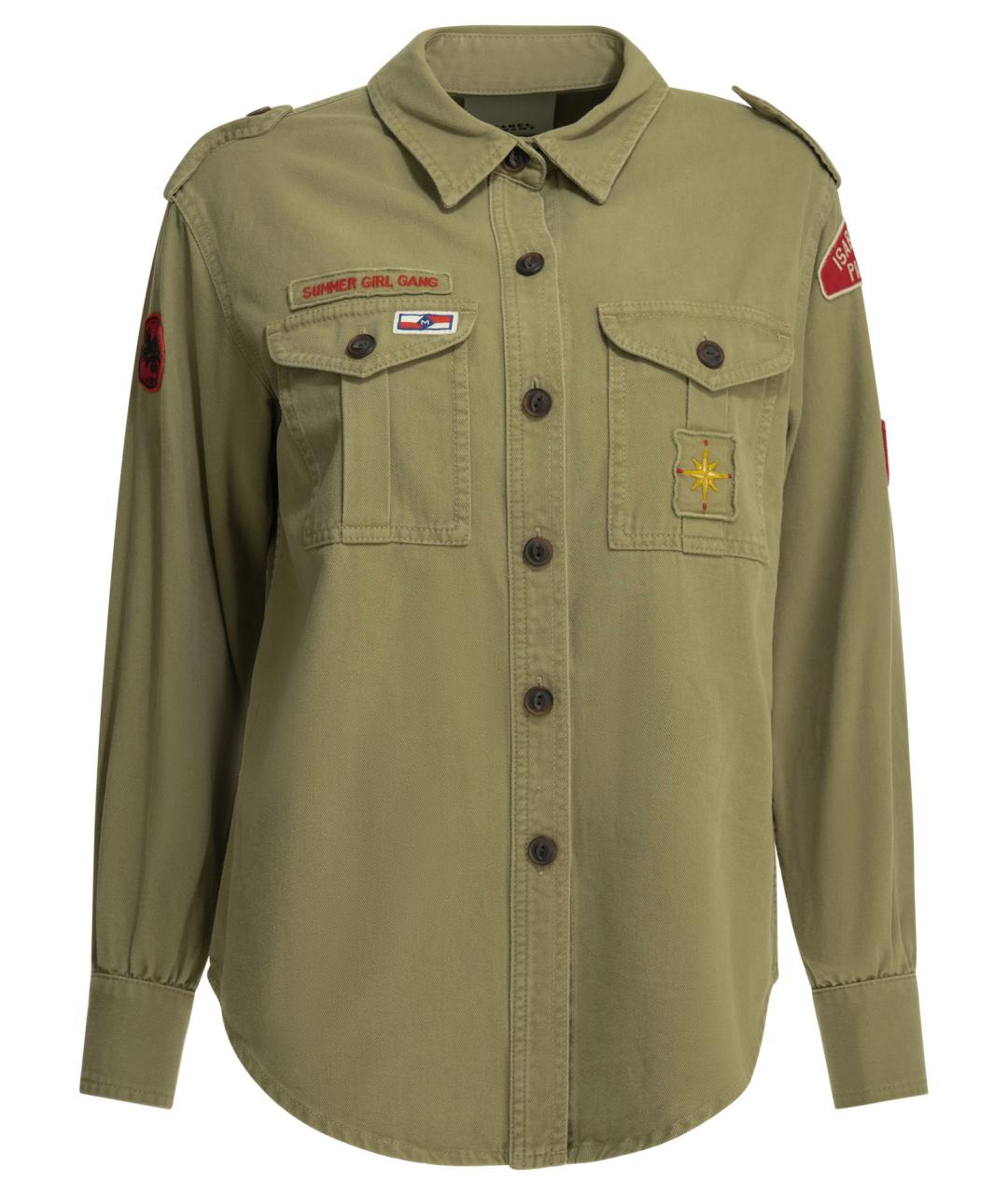 ISABEL MARANT Зеленая хлопковая куртка, фото 1