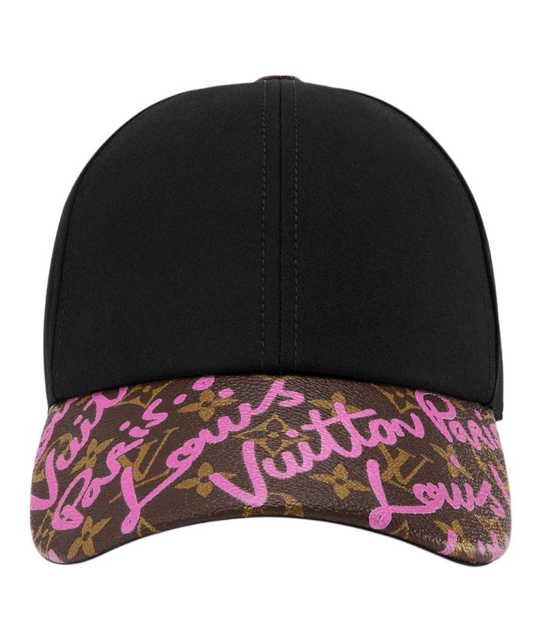 LOUIS VUITTON Черная хлопковая кепка, фото 1