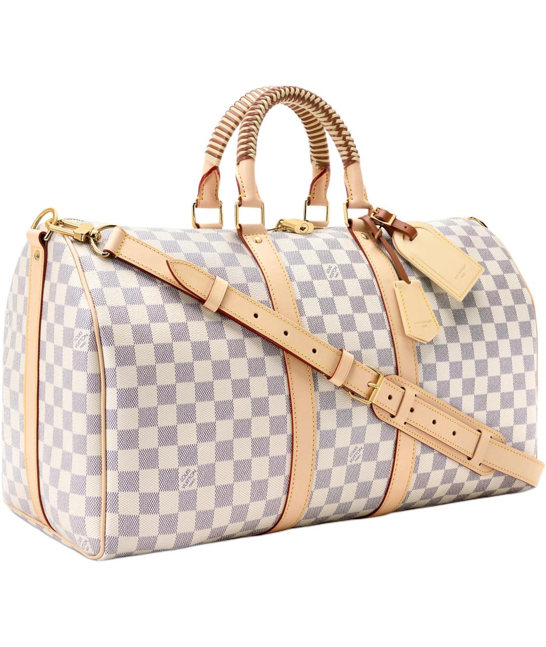 LOUIS VUITTON Фиолетовая дорожная/спортивная сумка, фото 2