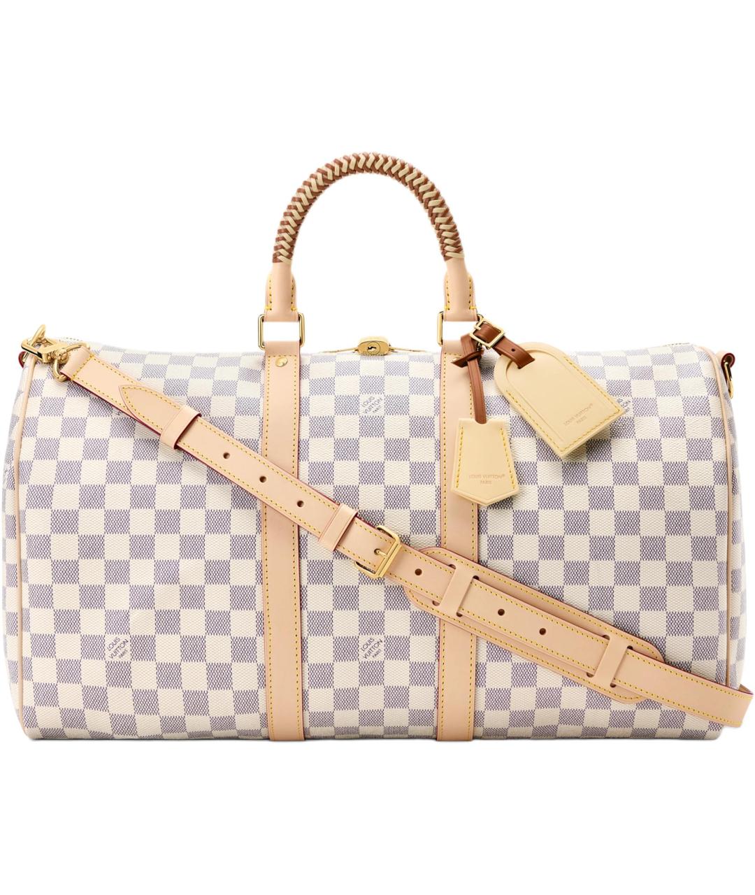 LOUIS VUITTON Фиолетовая дорожная/спортивная сумка, фото 1