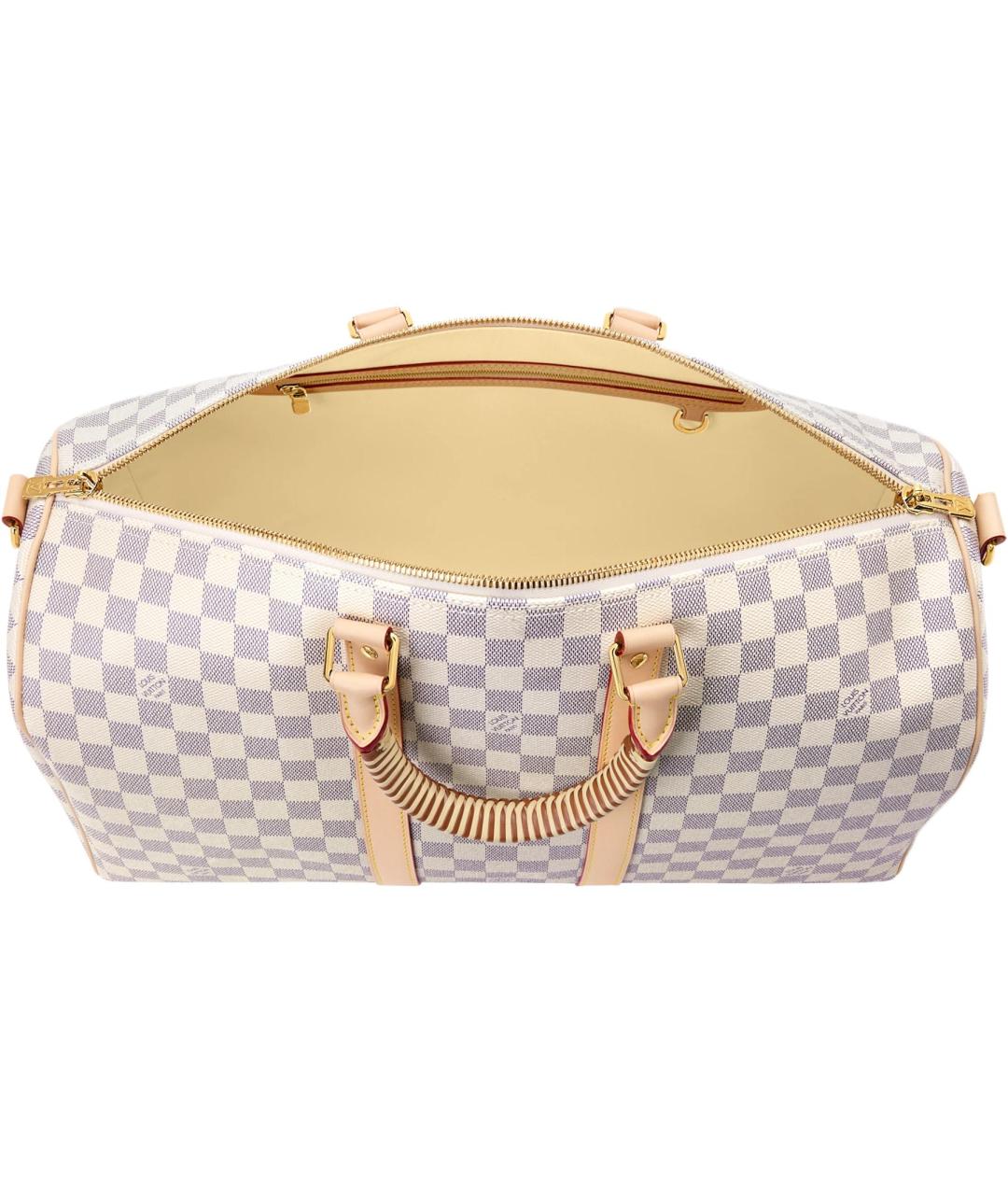 LOUIS VUITTON Фиолетовая дорожная/спортивная сумка, фото 4