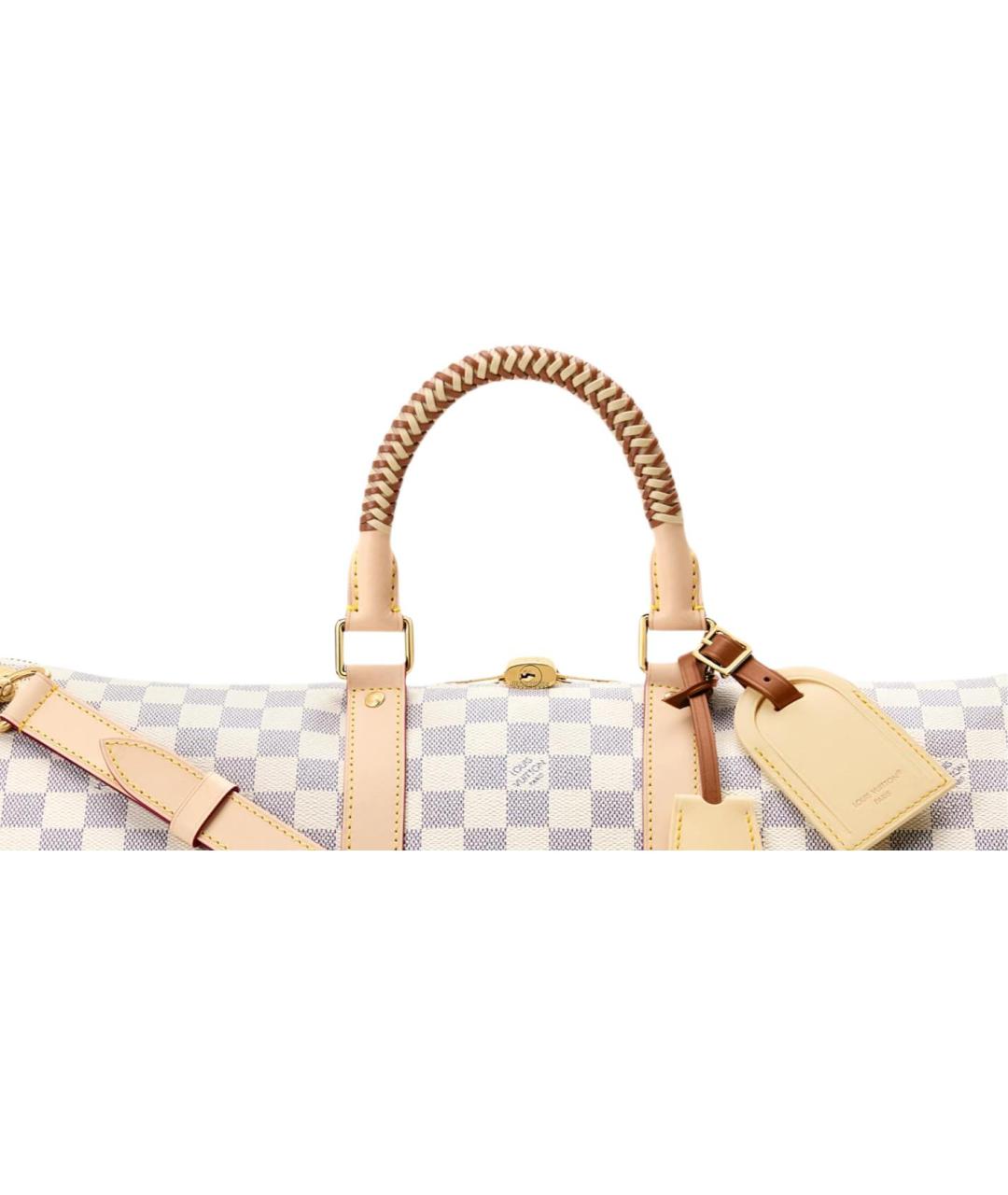 LOUIS VUITTON Фиолетовая дорожная/спортивная сумка, фото 5