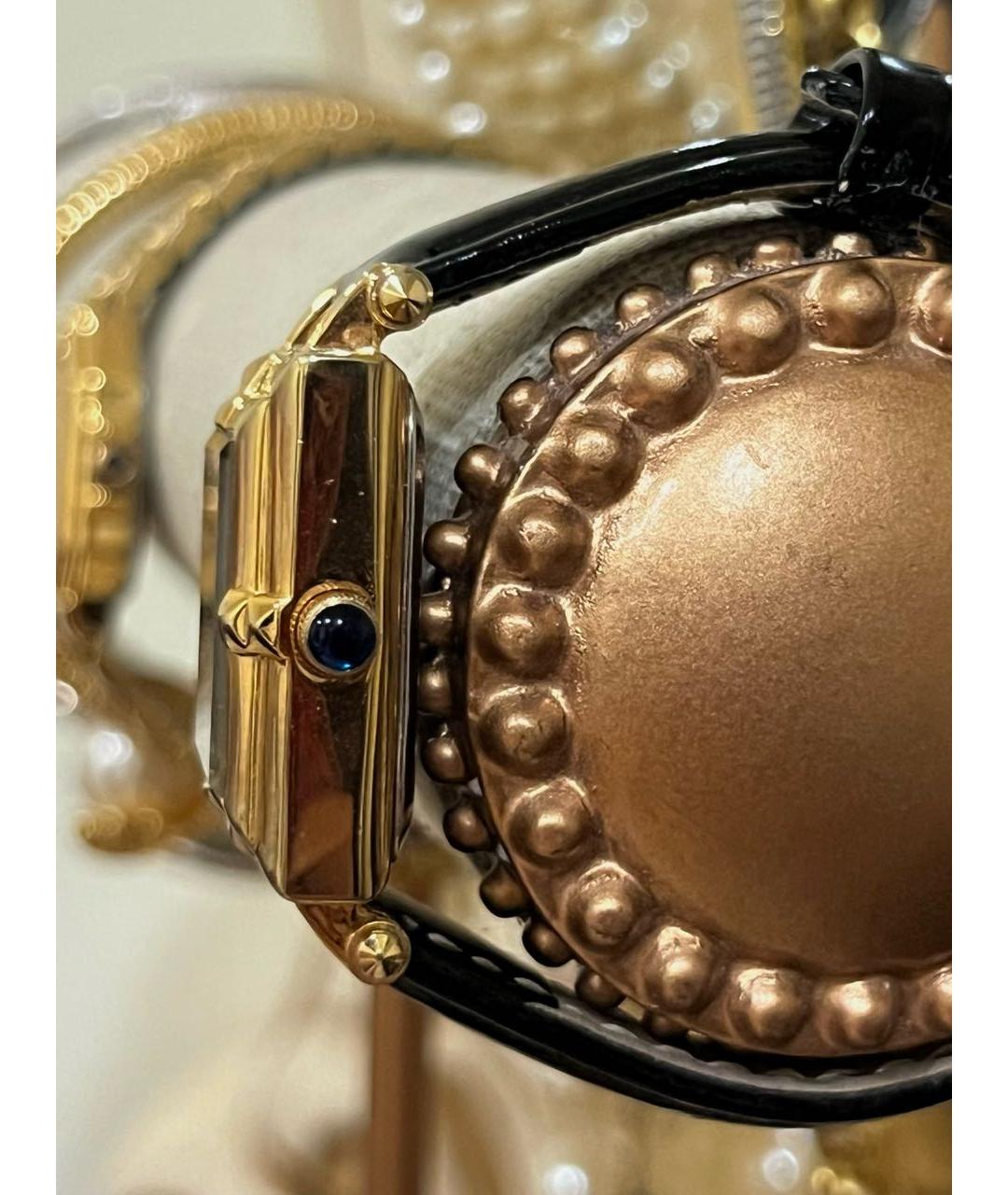 SAINT LAURENT Золотые металлические часы, фото 3