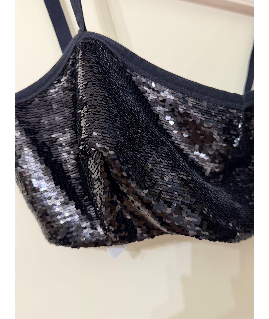 WOLFORD Черная полиамидовая майка, фото 5