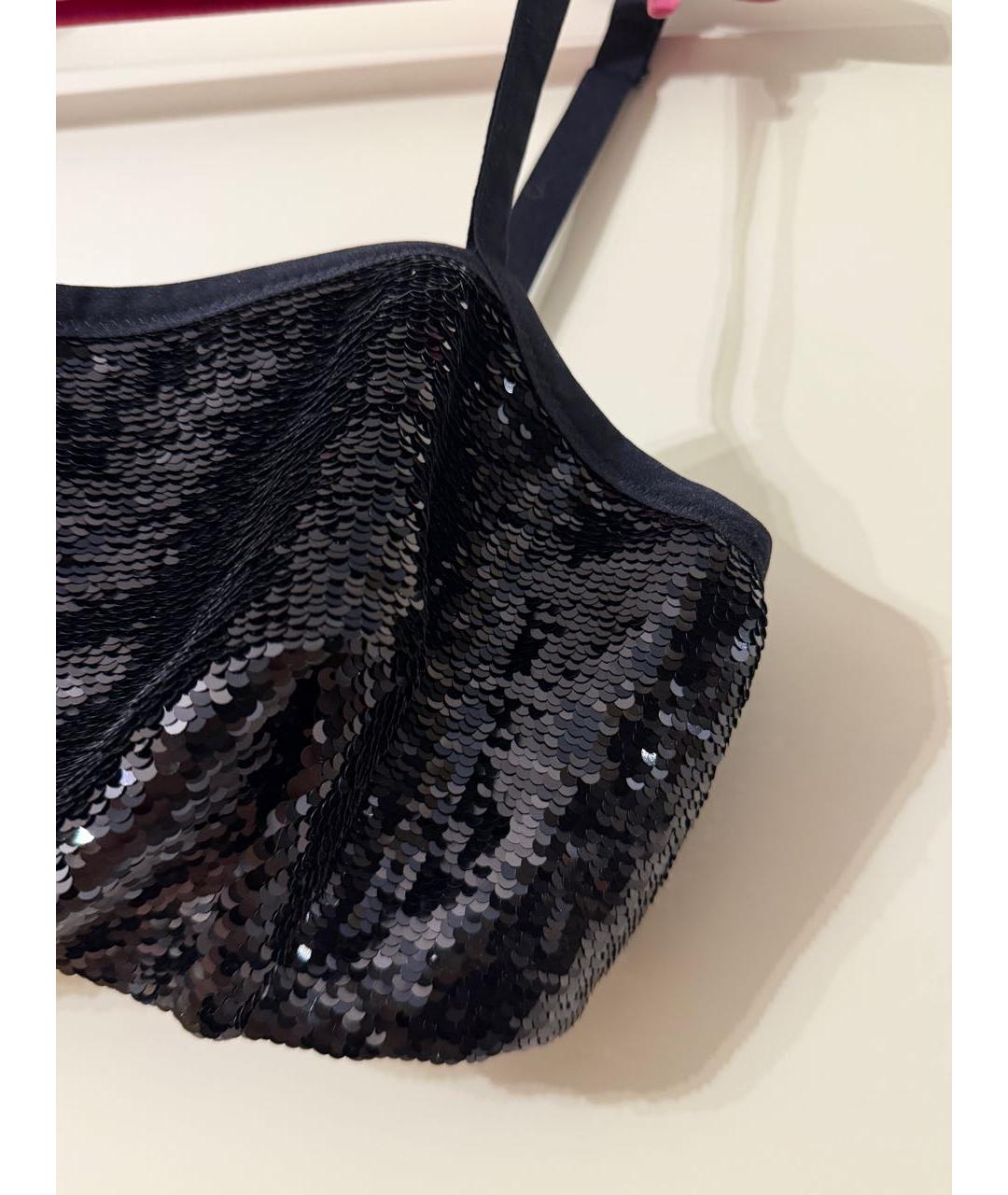 WOLFORD Черная полиамидовая майка, фото 4