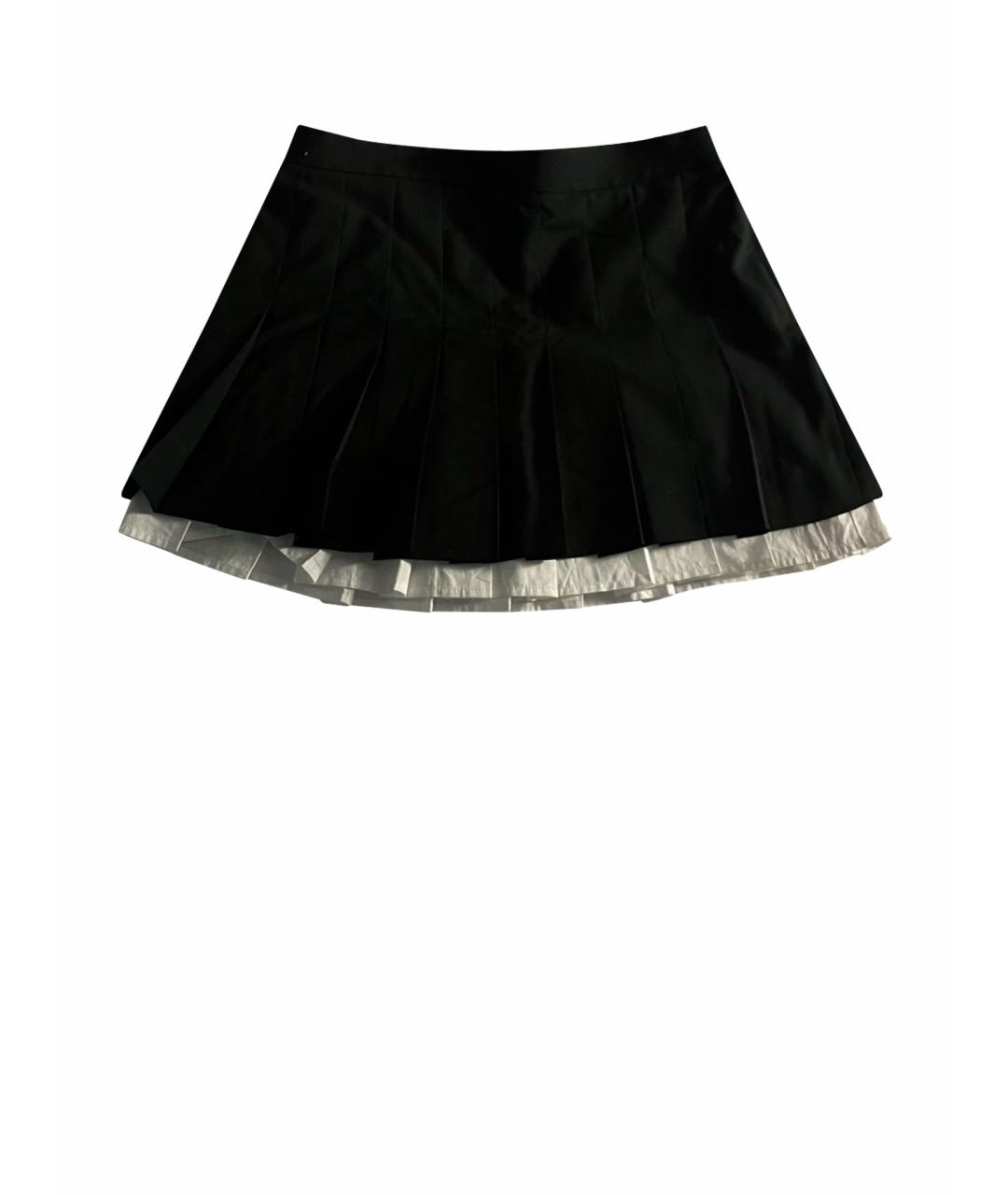 JUUN.J Черная шерстяная юбка мини, фото 1