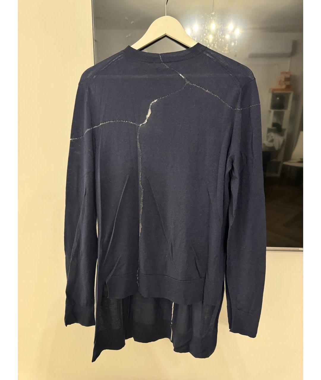 CHRISTIAN DIOR Темно-синий джемпер / свитер, фото 2