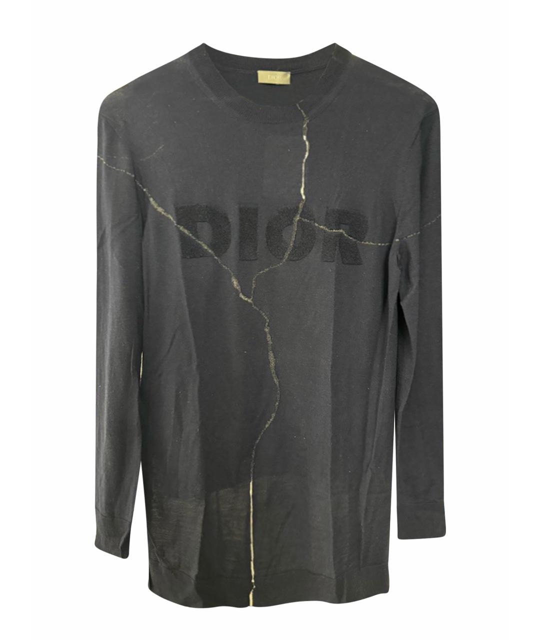 CHRISTIAN DIOR Темно-синий джемпер / свитер, фото 1