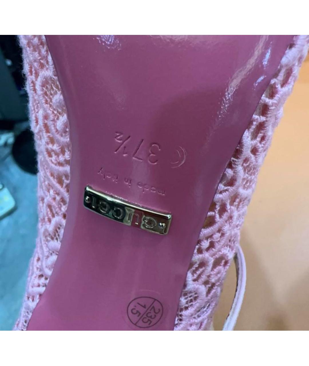 GUCCI Розовые туфли, фото 6