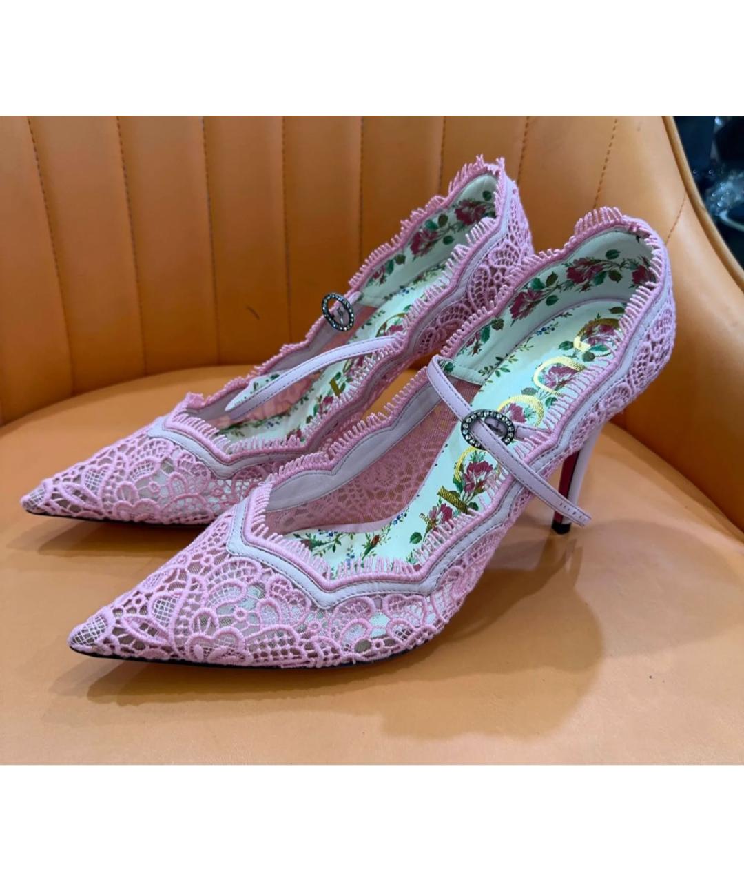 GUCCI Розовые туфли, фото 7