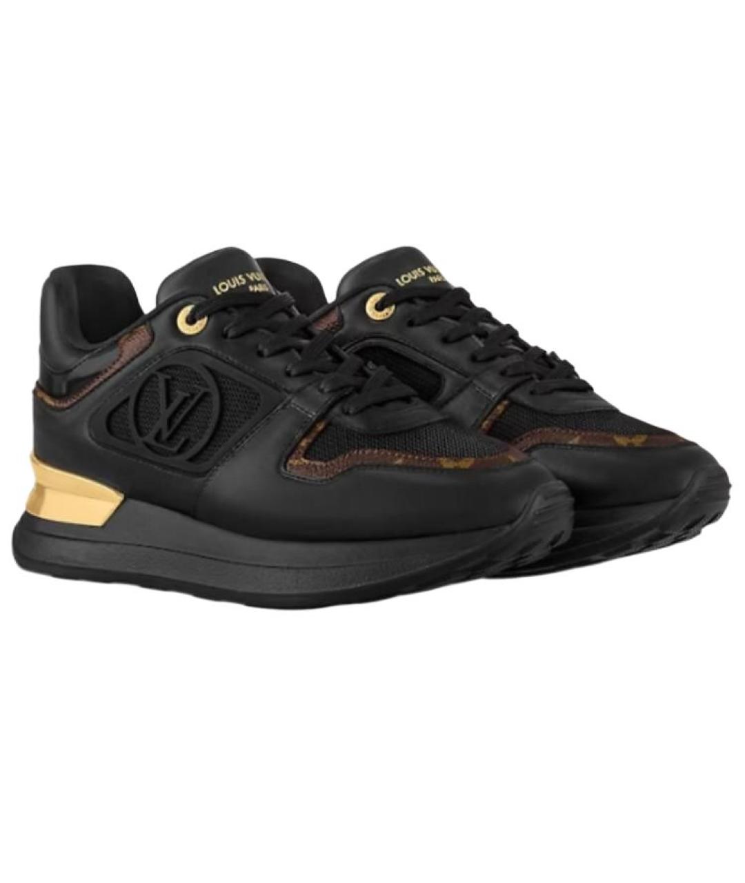 LOUIS VUITTON Черные кроссовки, фото 3