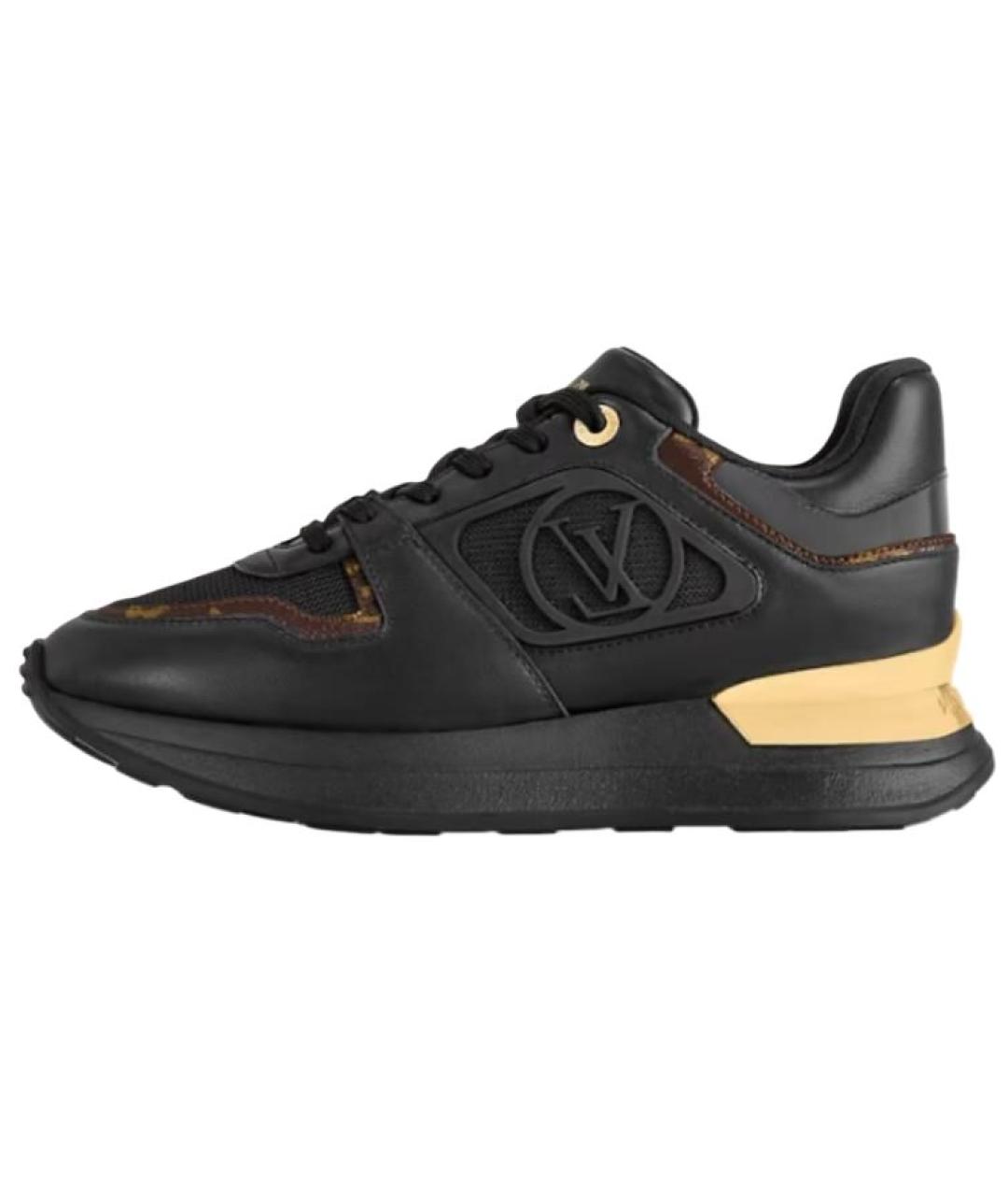 LOUIS VUITTON Черные кроссовки, фото 2