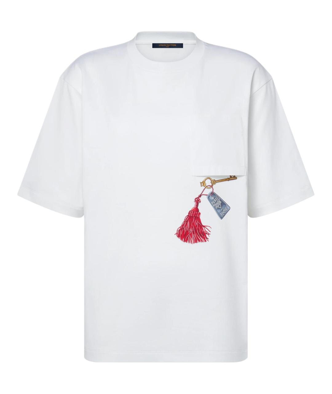 LOUIS VUITTON Белая футболка, фото 1