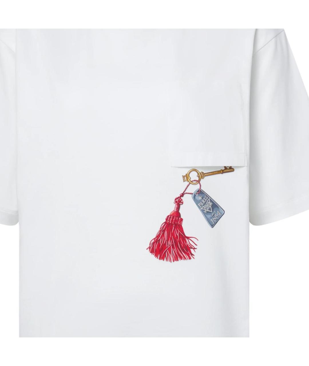 LOUIS VUITTON Белая футболка, фото 5