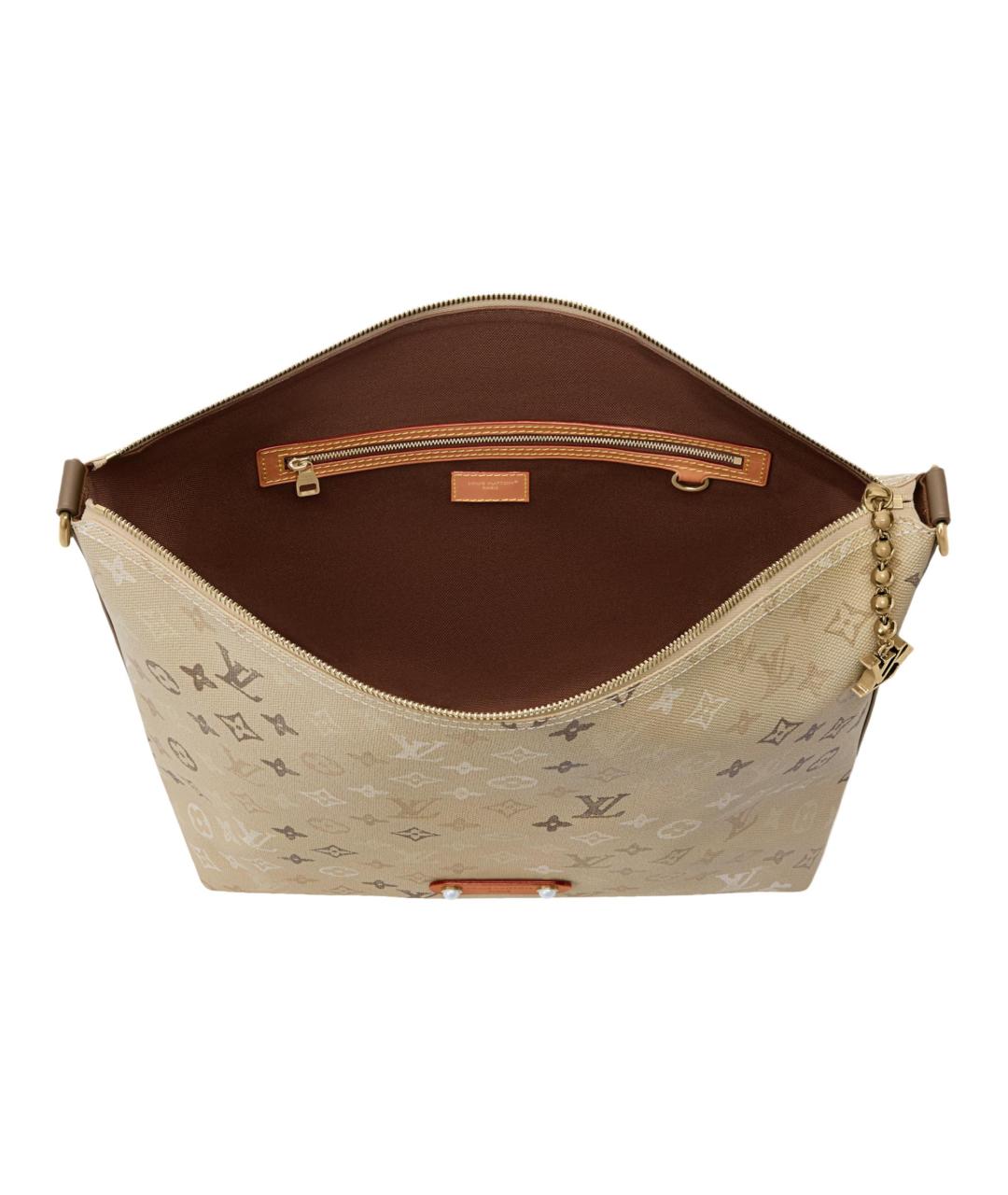 LOUIS VUITTON Бежевая сумка на плечо, фото 4