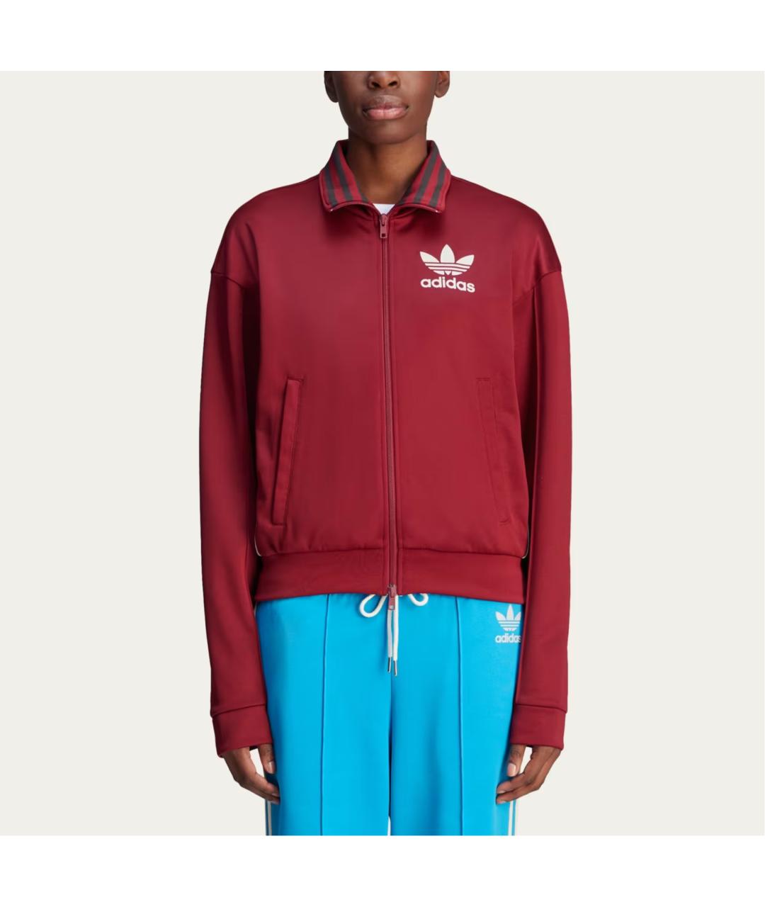 ADIDAS Бордовая куртка, фото 3