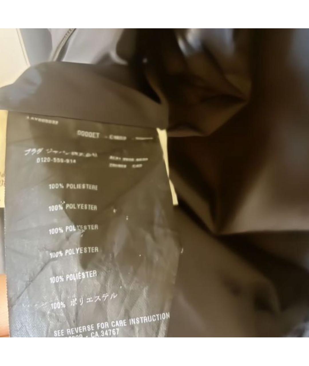 PRADA Темно-синяя полиэстеровая куртка, фото 5