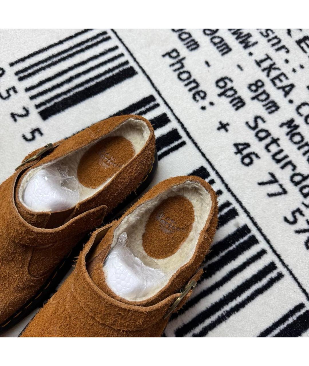 DR. MARTENS Коричневые замшевые лоферы, фото 4