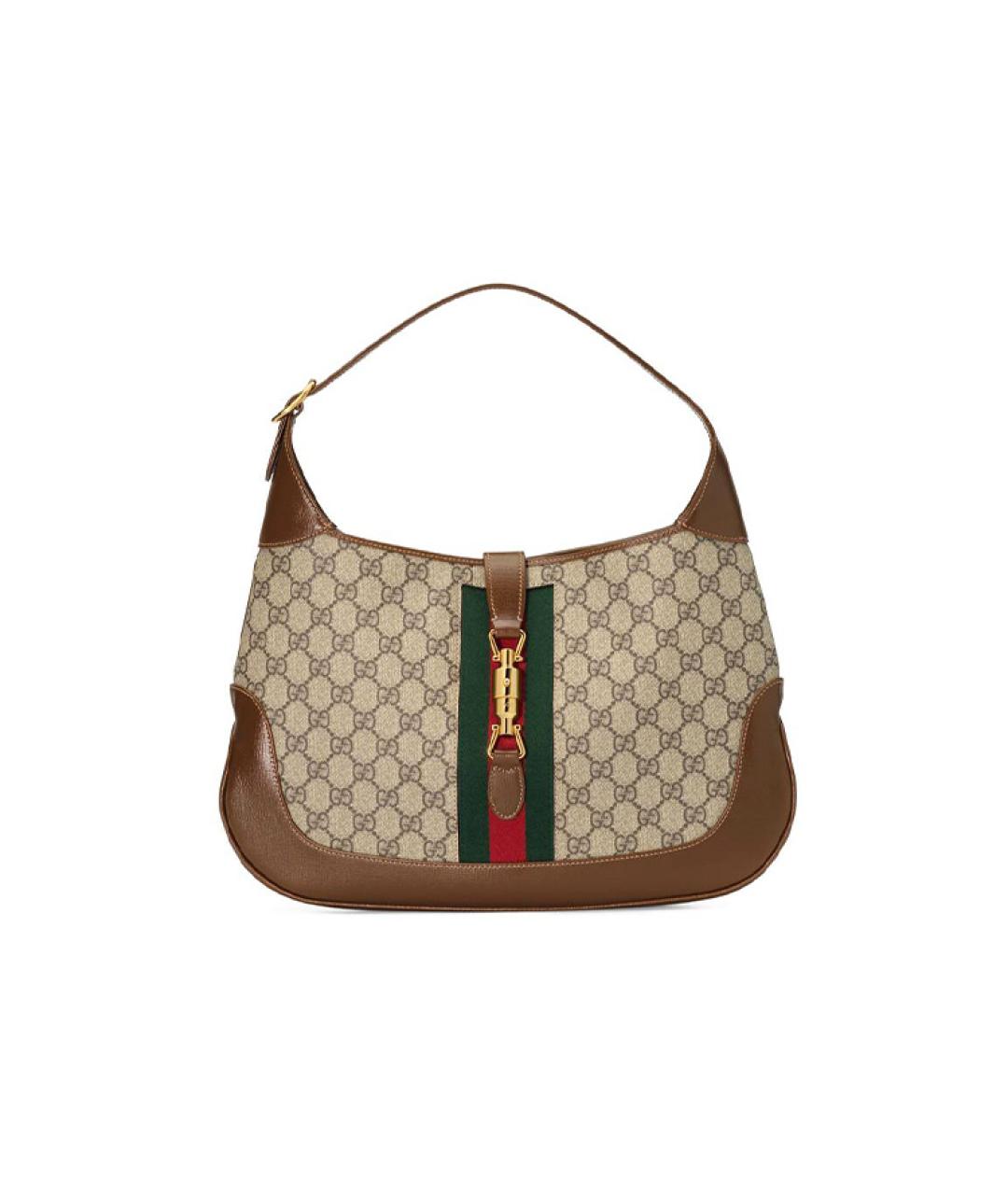 GUCCI Коричневая канва сумка через плечо, фото 1