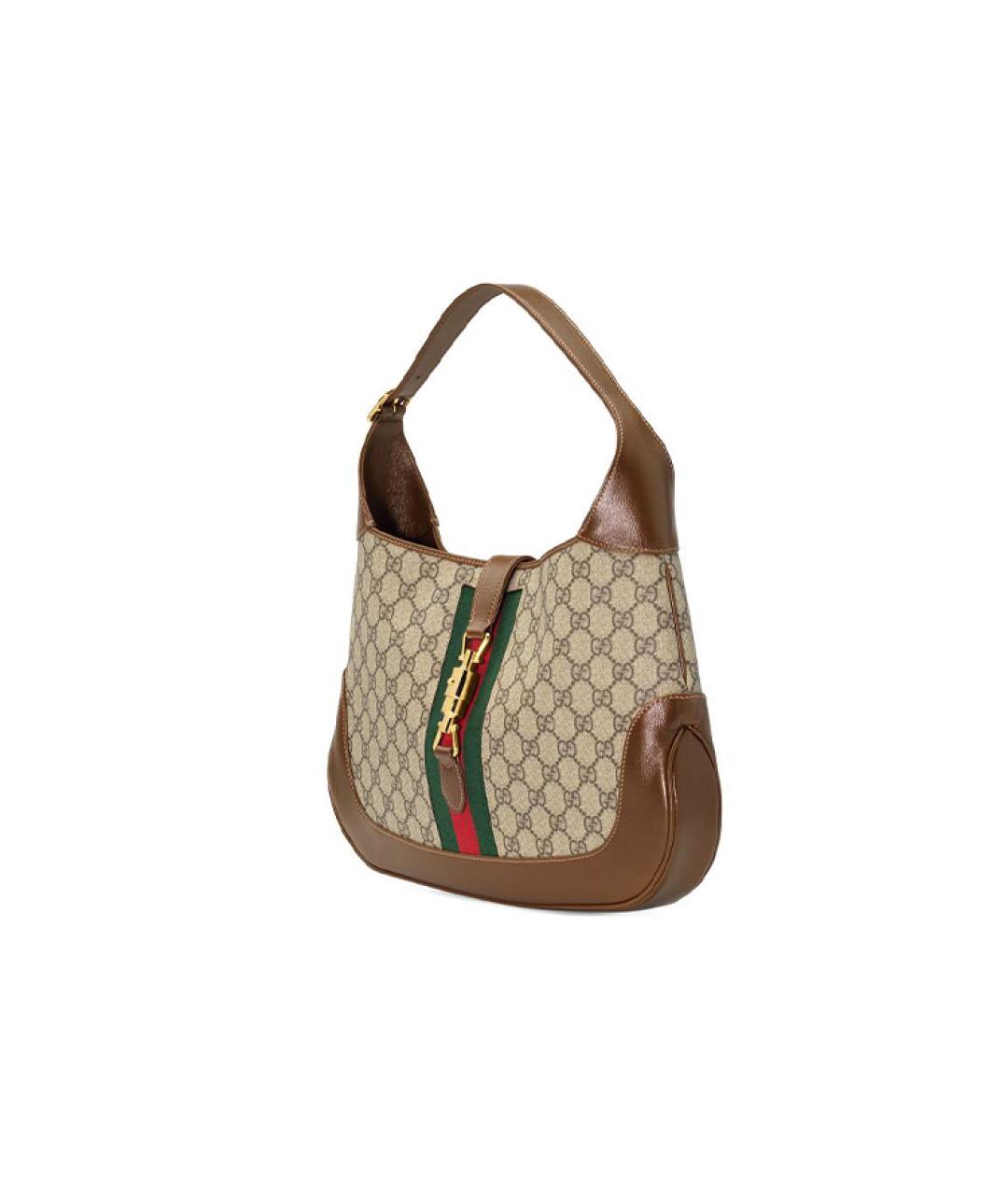 GUCCI Коричневая канва сумка через плечо, фото 2