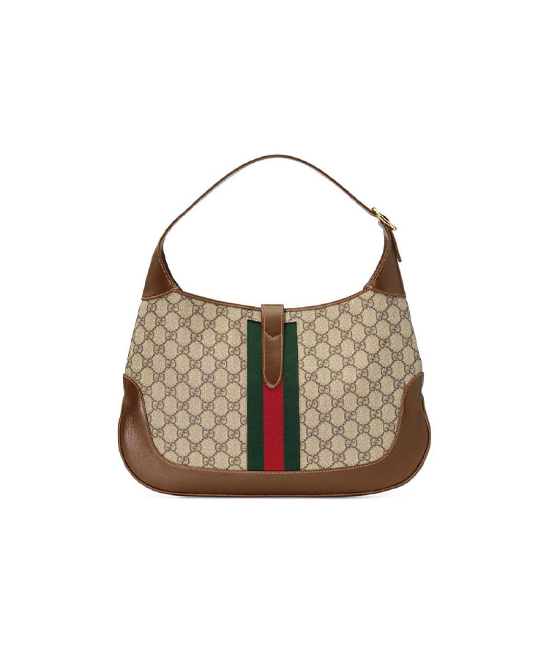 GUCCI Коричневая канва сумка через плечо, фото 3
