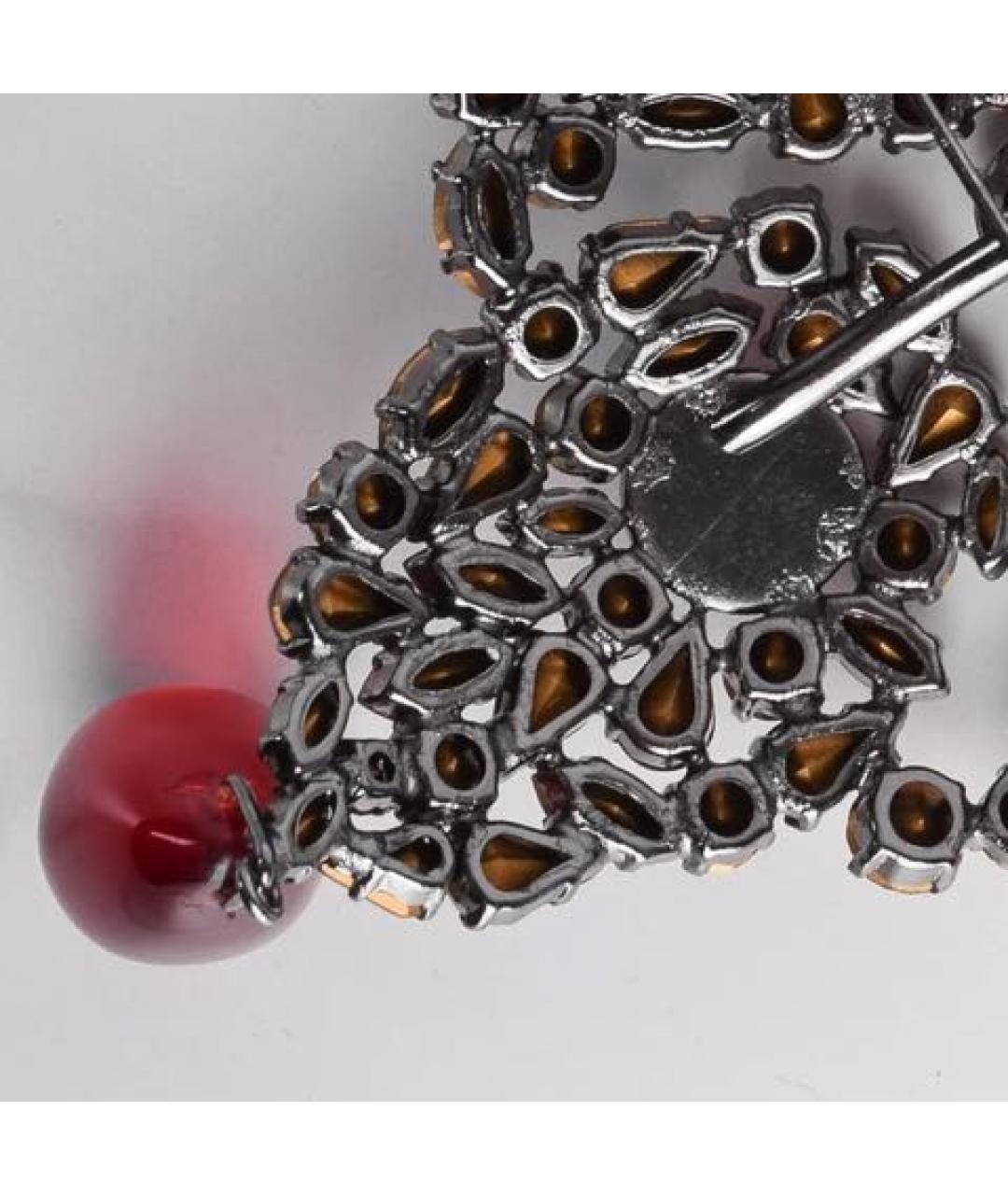 SAINT LAURENT Бордовое колье, фото 3