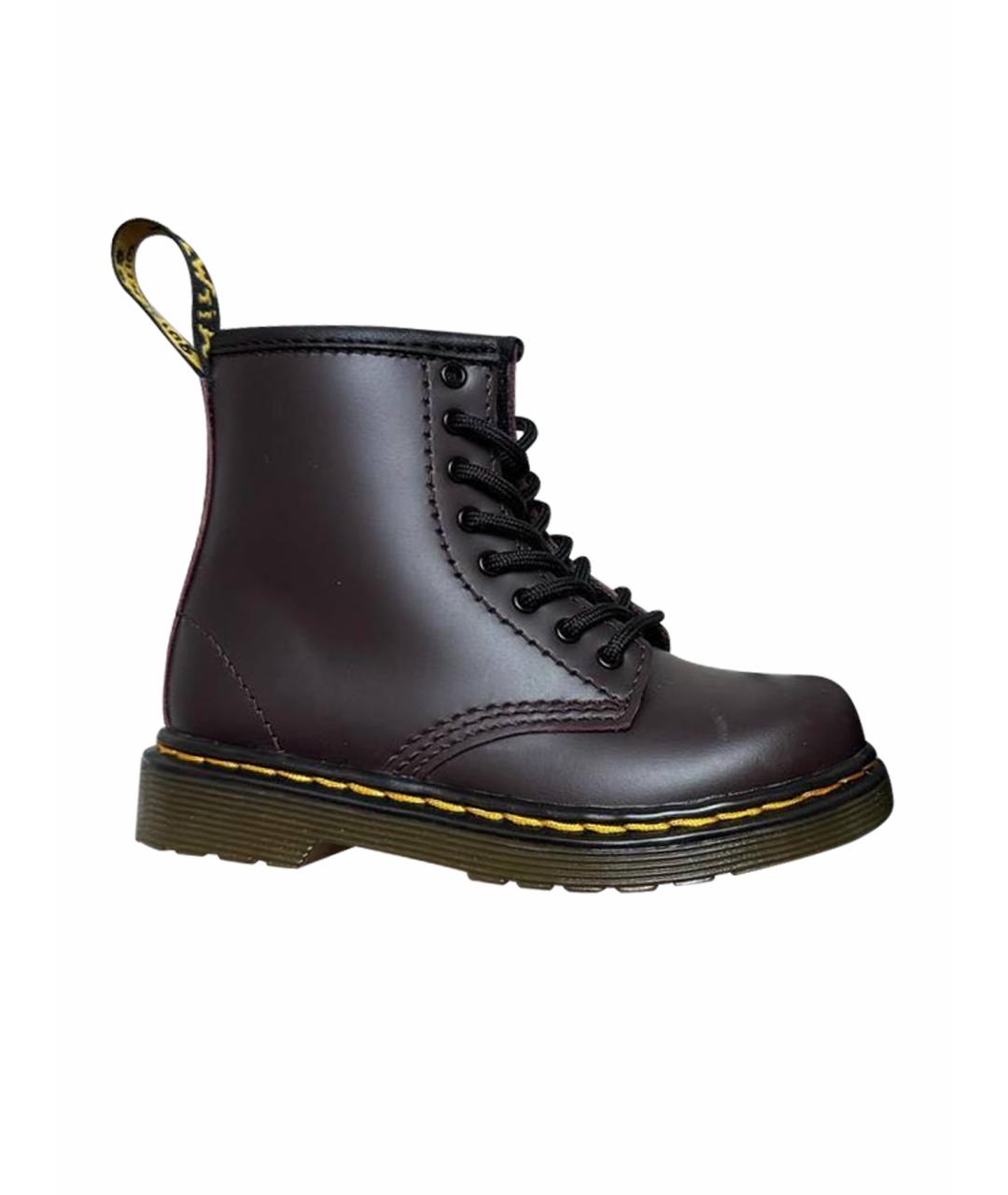 DR. MARTENS Коричневые кожаные ботинки, фото 1