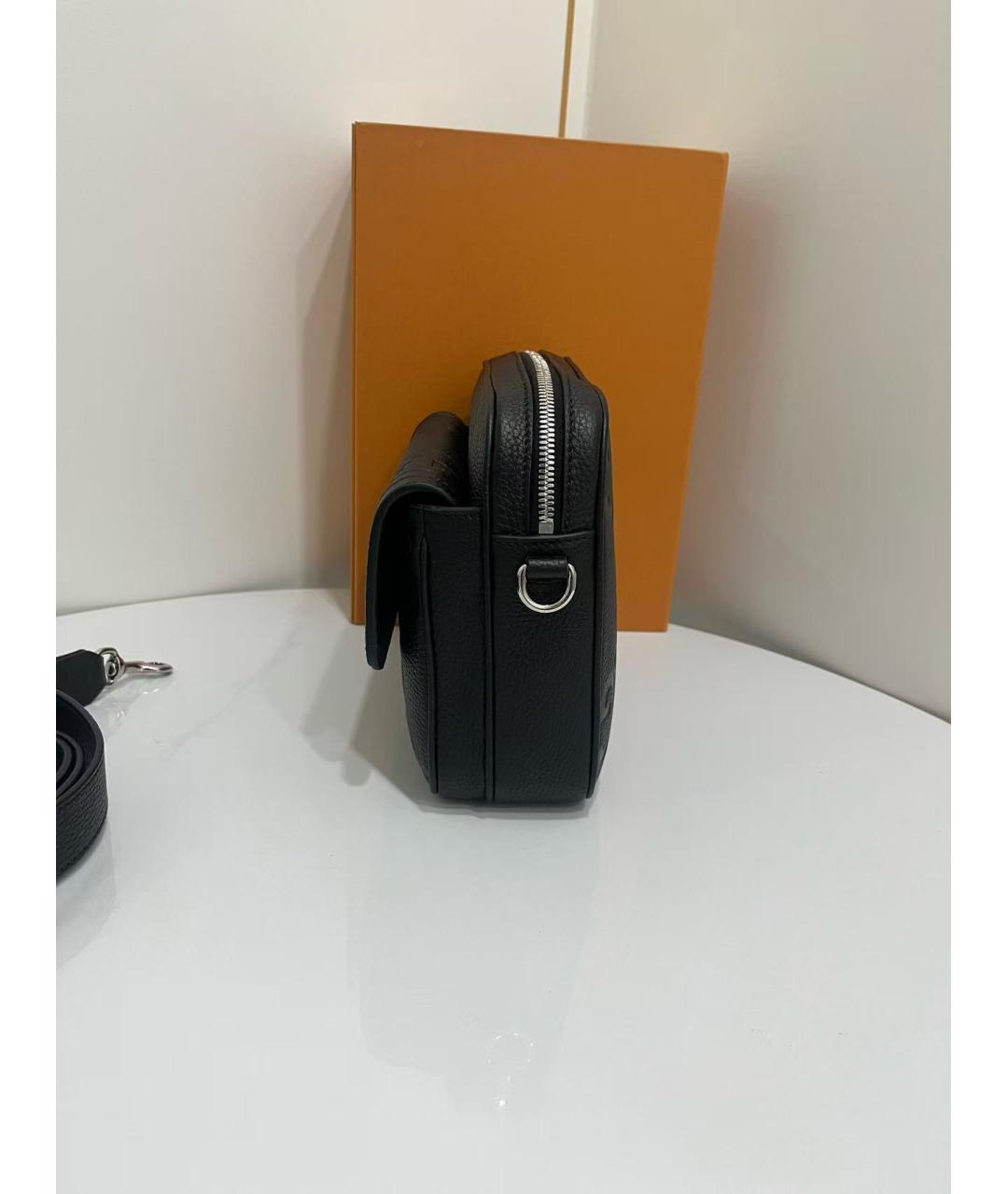 GUCCI Черная кожаная сумка через плечо, фото 4