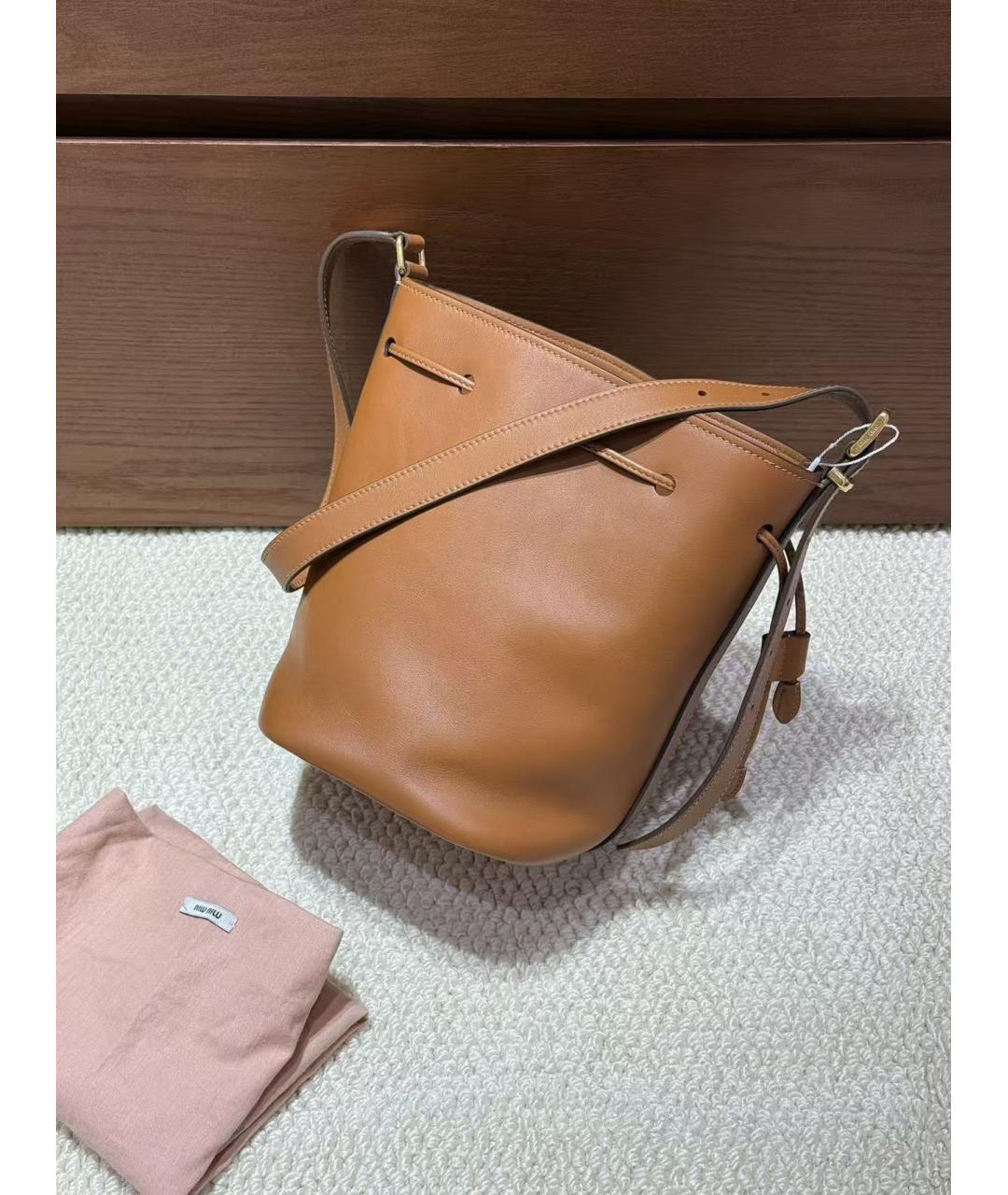 MIU MIU Кожаная сумка через плечо, фото 3