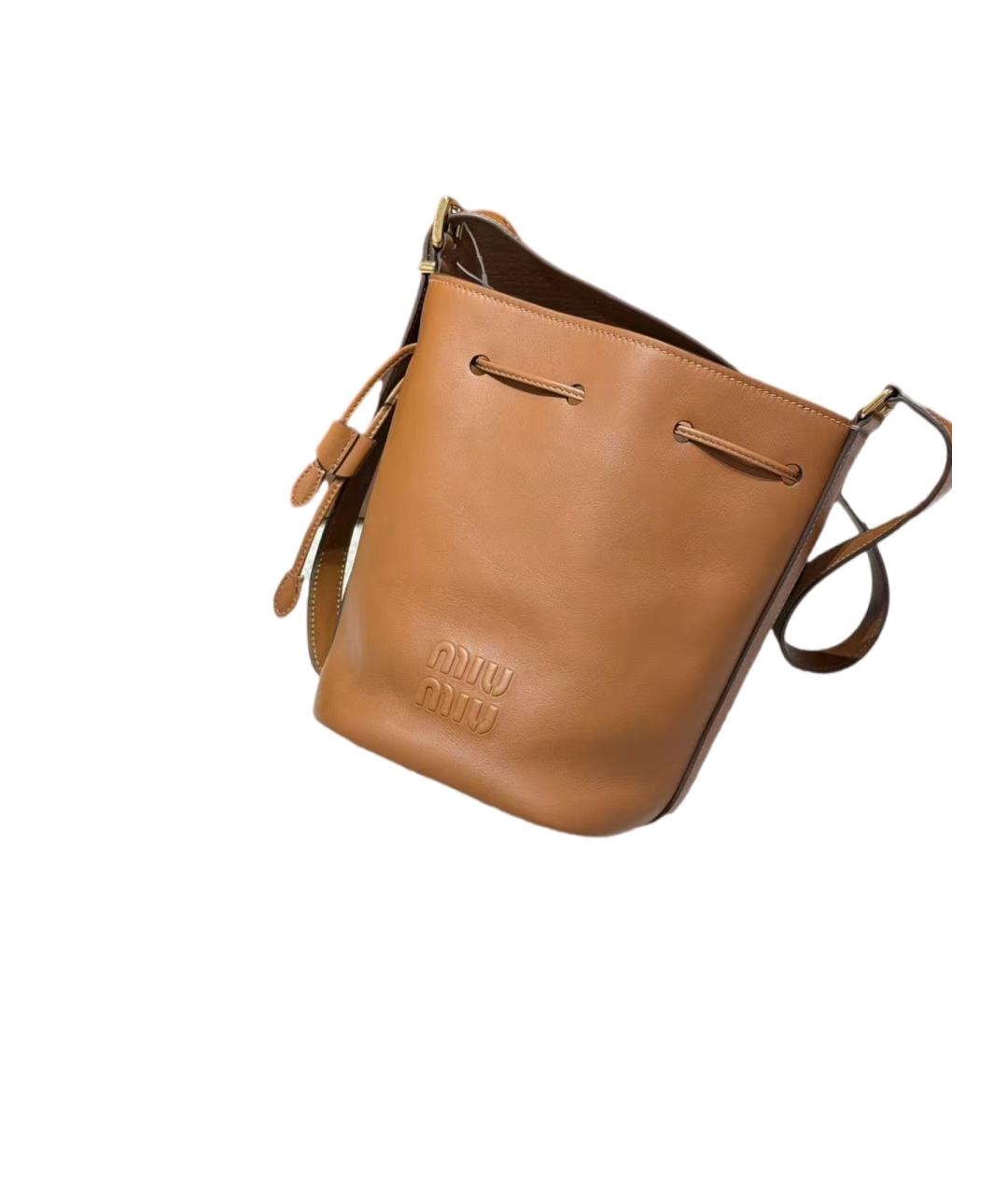 MIU MIU Кожаная сумка через плечо, фото 7