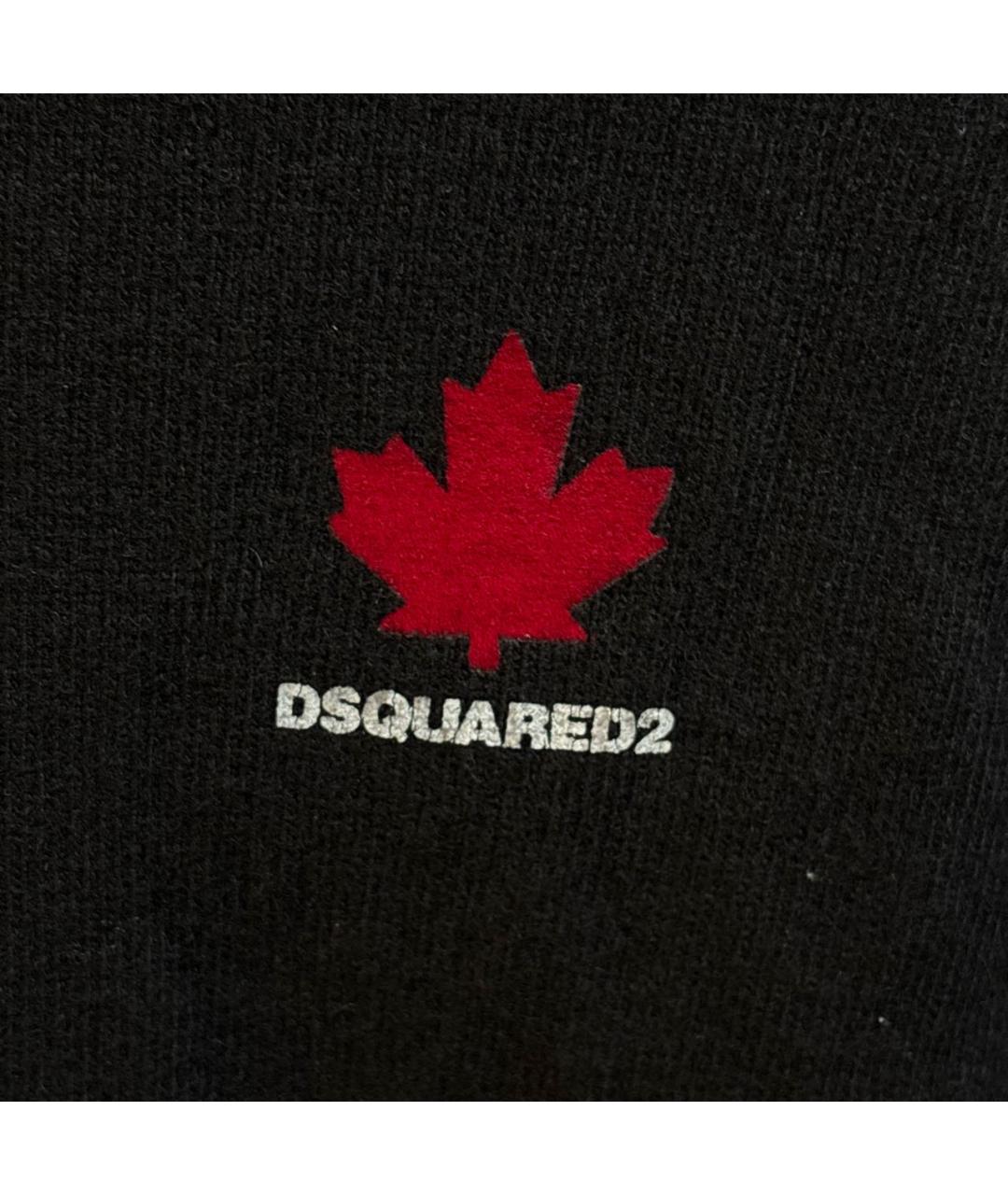 DSQUARED2 Черная шерстяная водолазка, фото 5