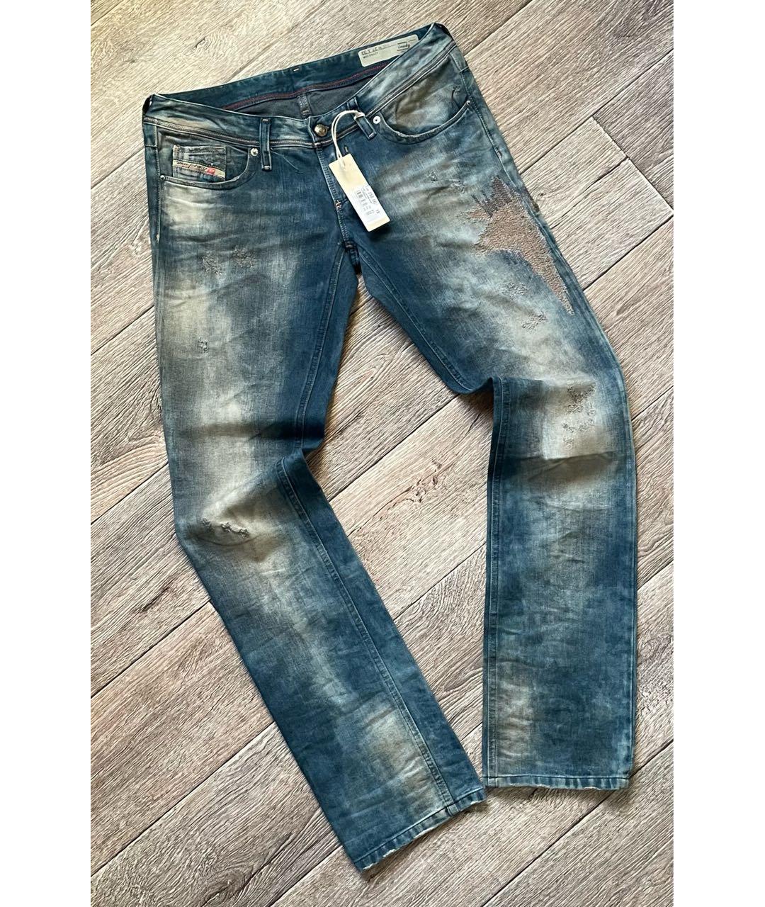 DIESEL Мульти хлопковые прямые джинсы, фото 9