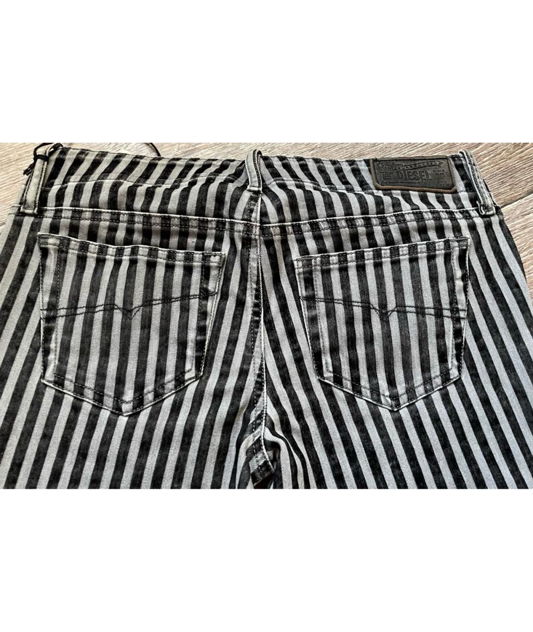 DIESEL Мульти хлопко-эластановые брюки узкие, фото 3