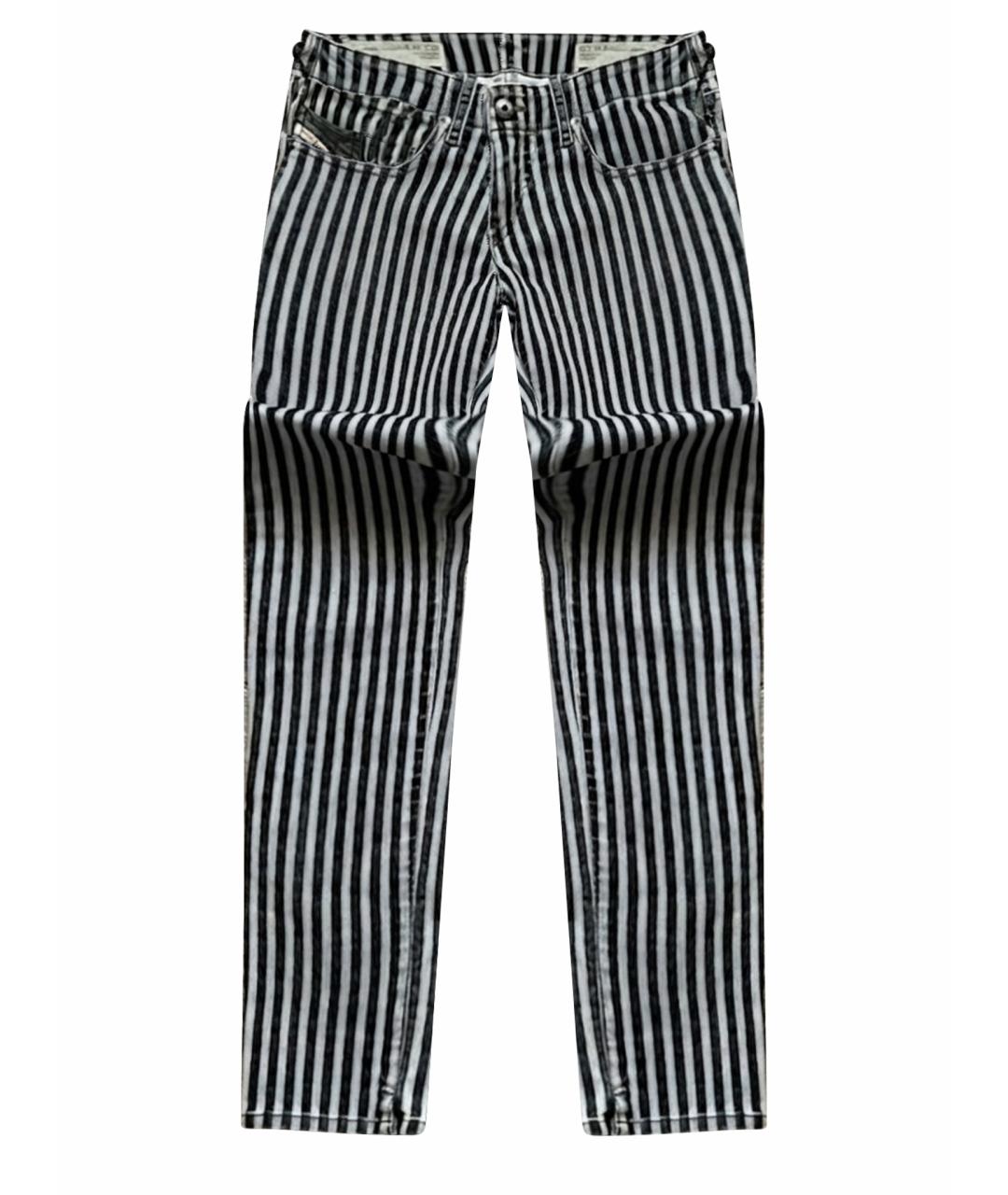 DIESEL Мульти хлопко-эластановые брюки узкие, фото 1