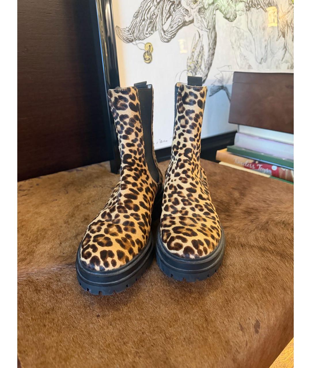 GIANVITO ROSSI Коричневые ботинки из экзотической кожи, фото 2