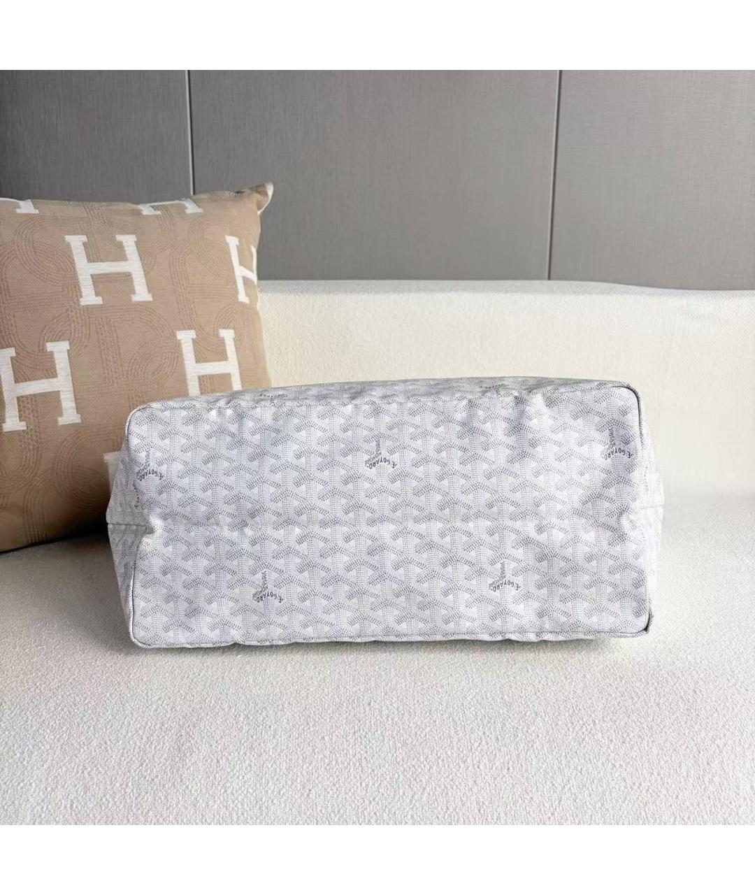GOYARD Белая сумка тоут, фото 5