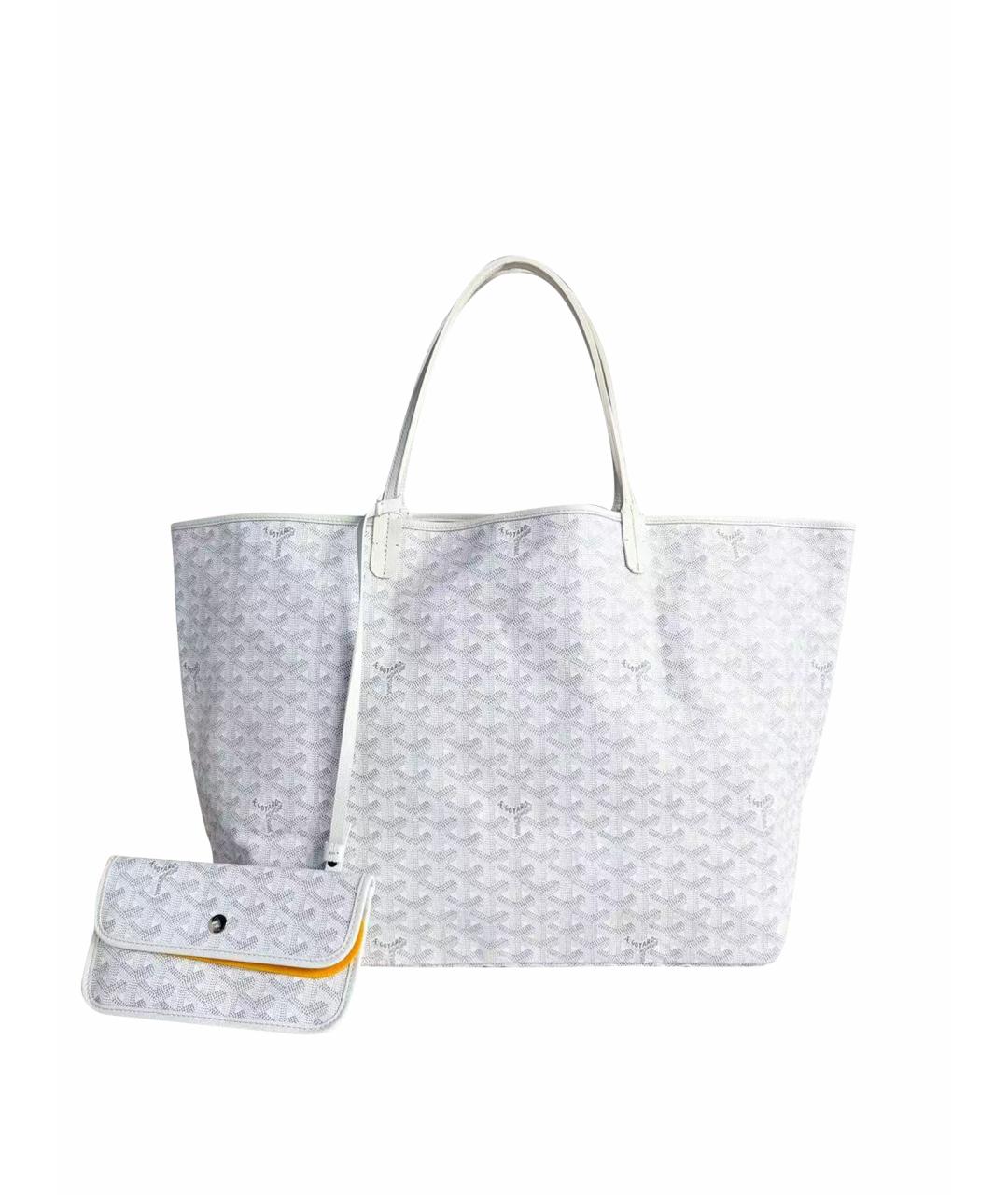 GOYARD Белая сумка тоут, фото 1