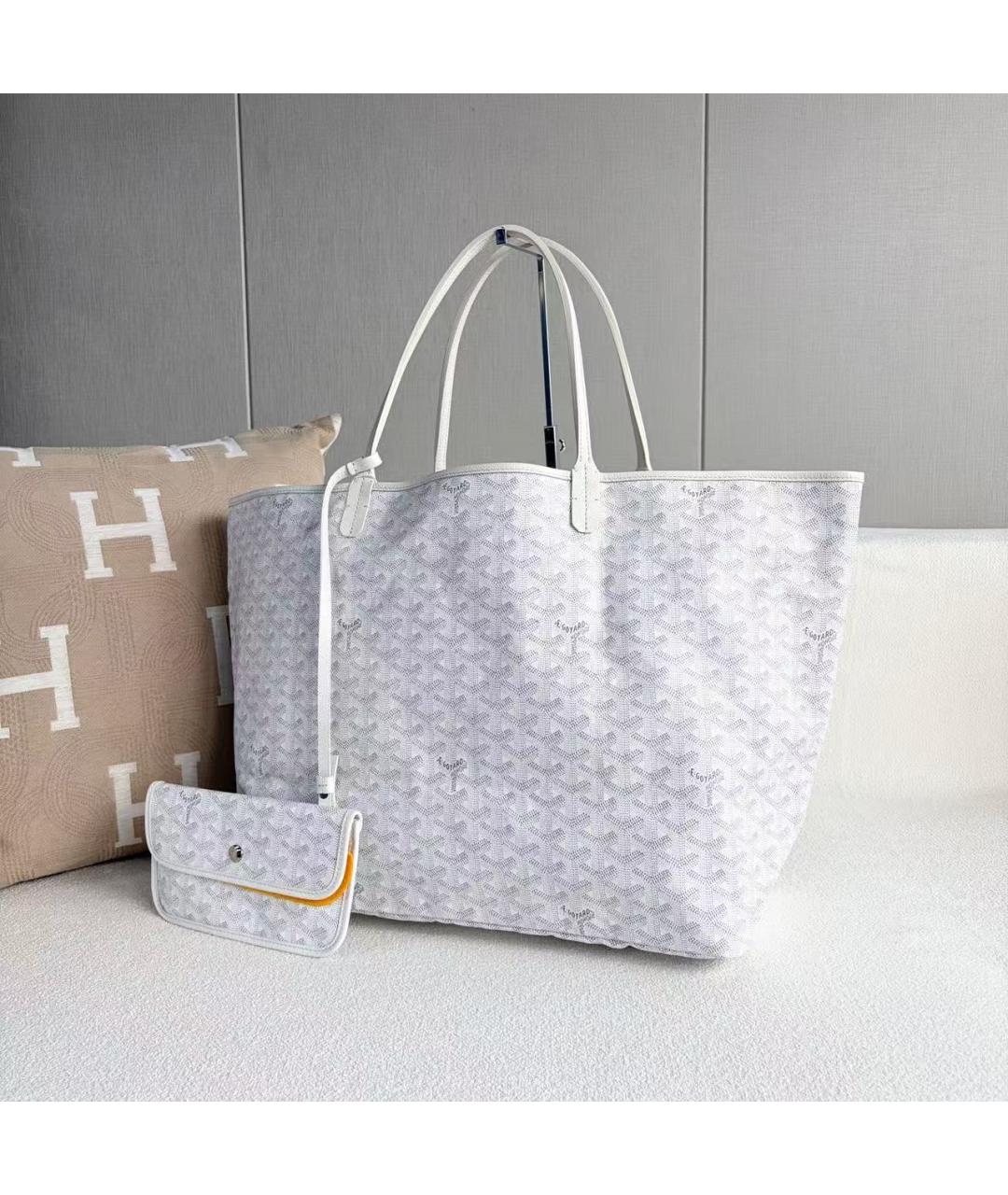 GOYARD Белая сумка тоут, фото 4