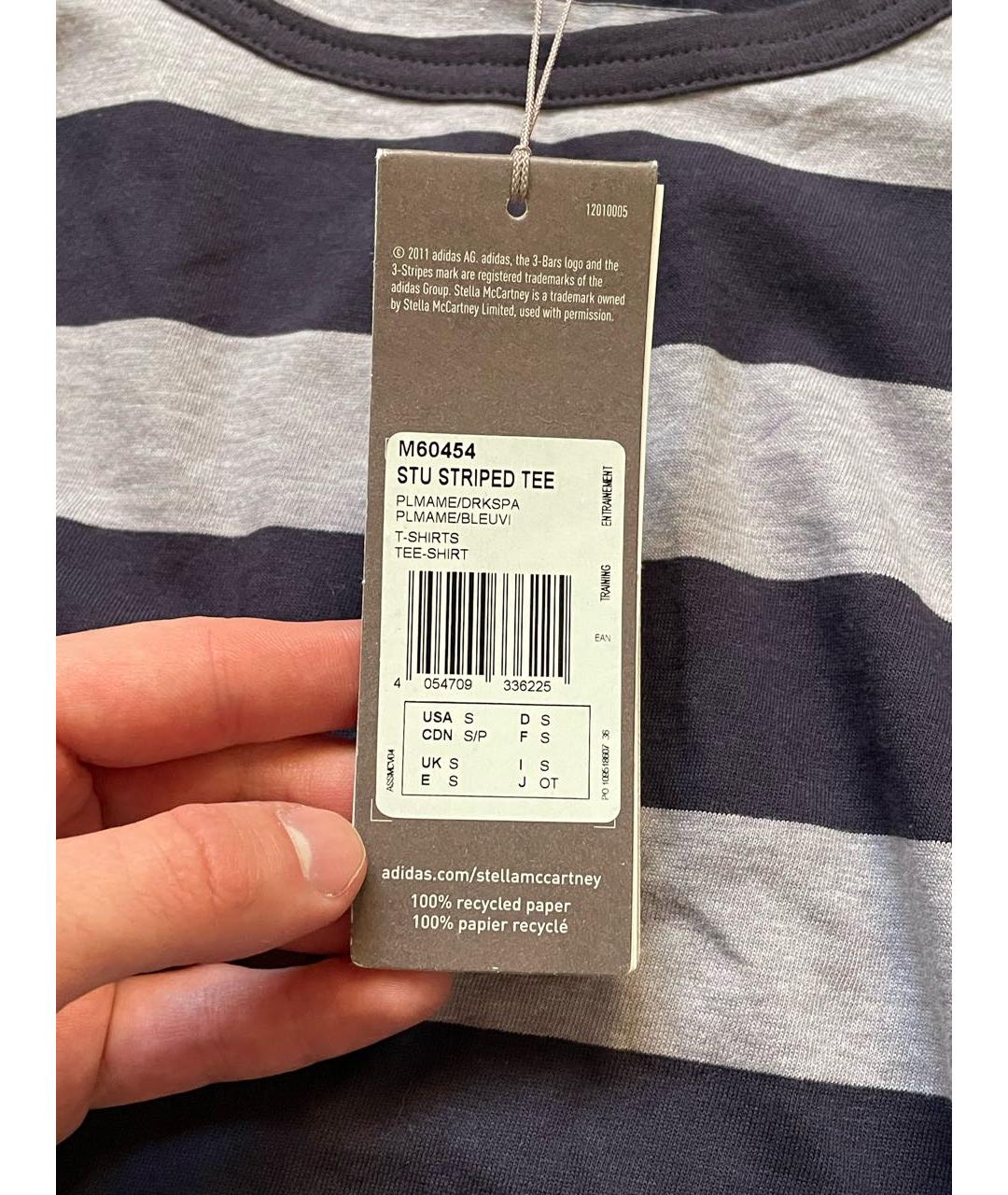 ADIDAS BY STELLA MCCARTNEY Мульти хлопковая футболка, фото 2