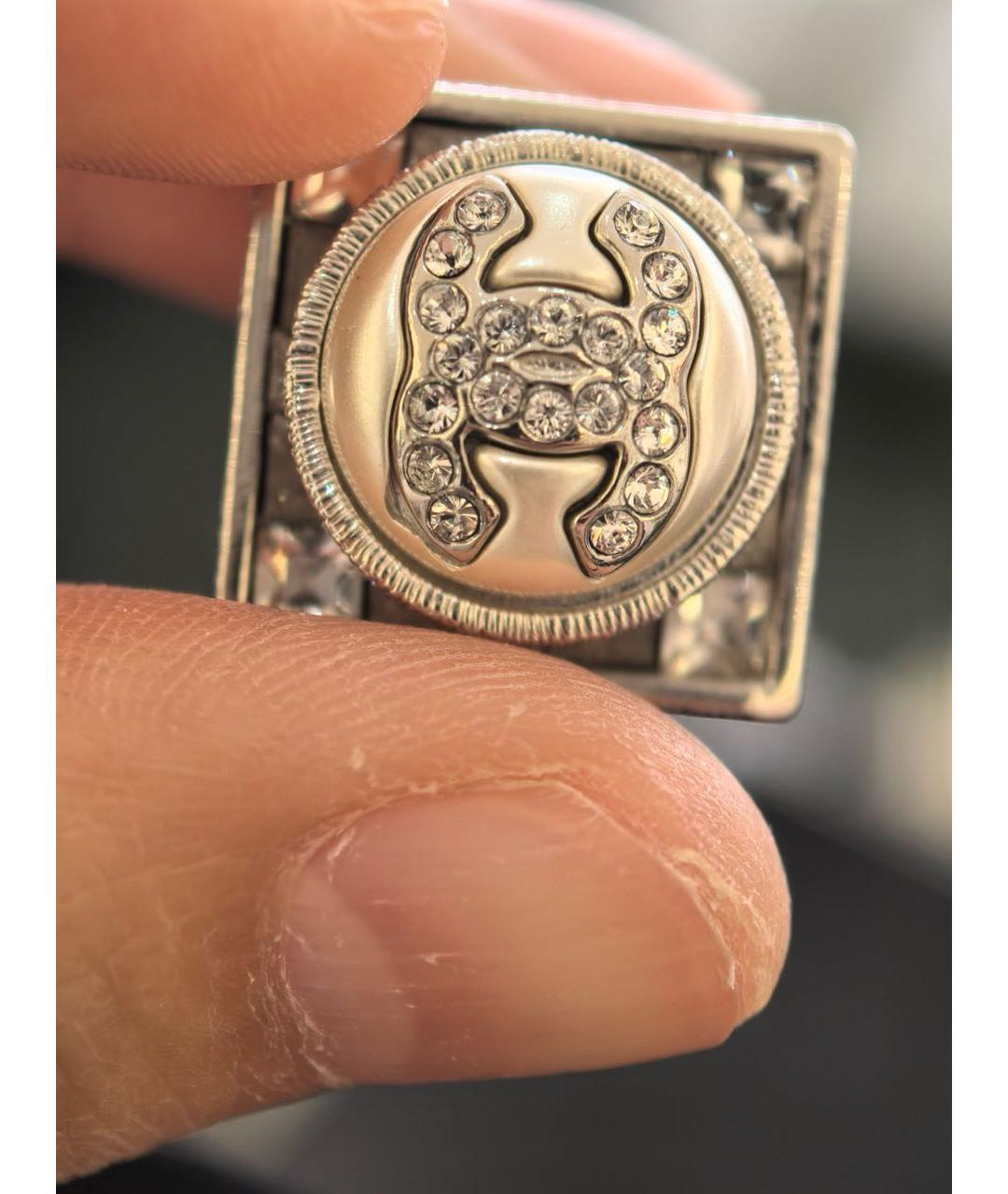 CHANEL Золотые металлические серьги, фото 3