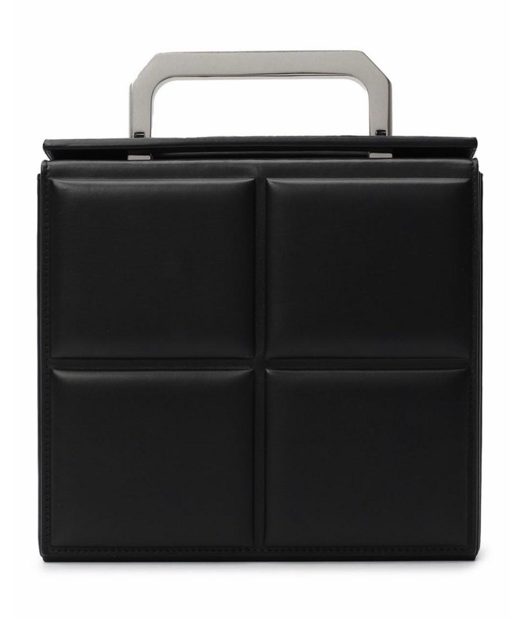 BOTTEGA VENETA Черная кожаная сумка на плечо, фото 9