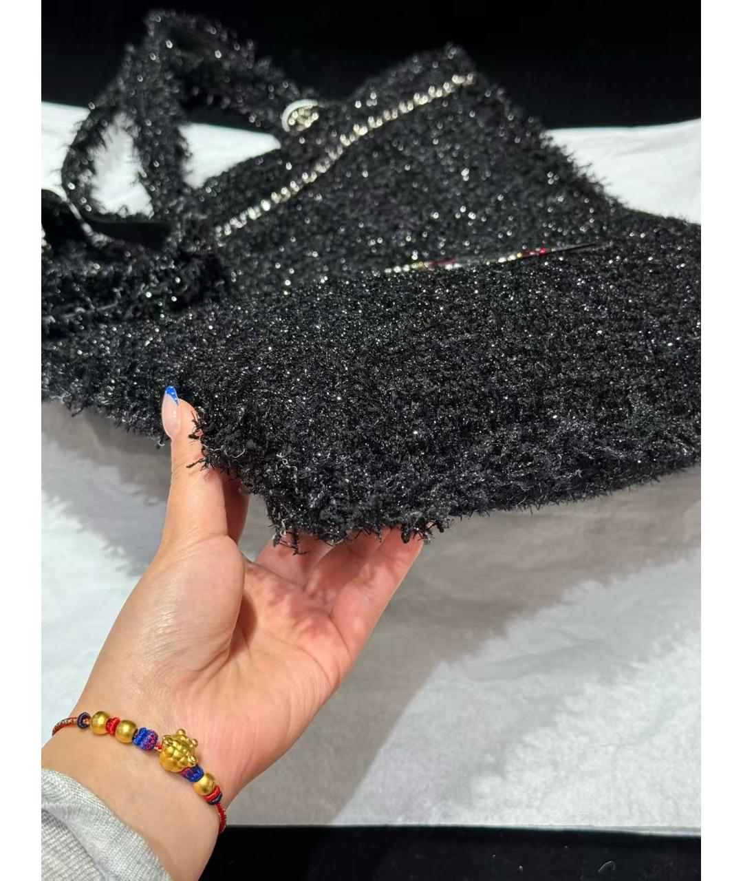 CHANEL Черная сумка через плечо, фото 4